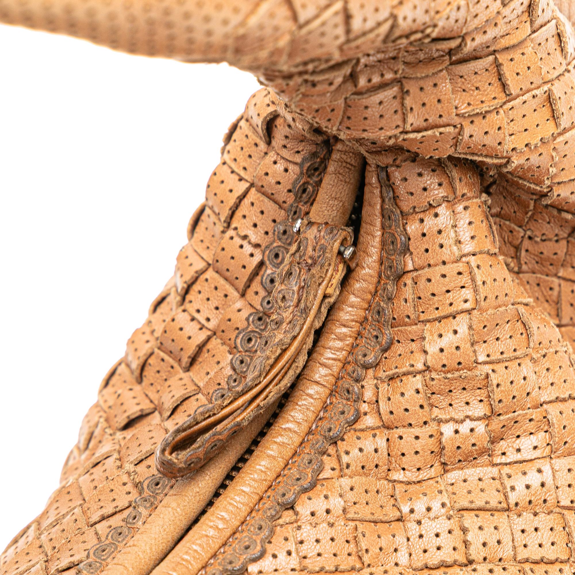 Bottega Veneta Small Perforated Nappa Intrecciato Veneta Hobo