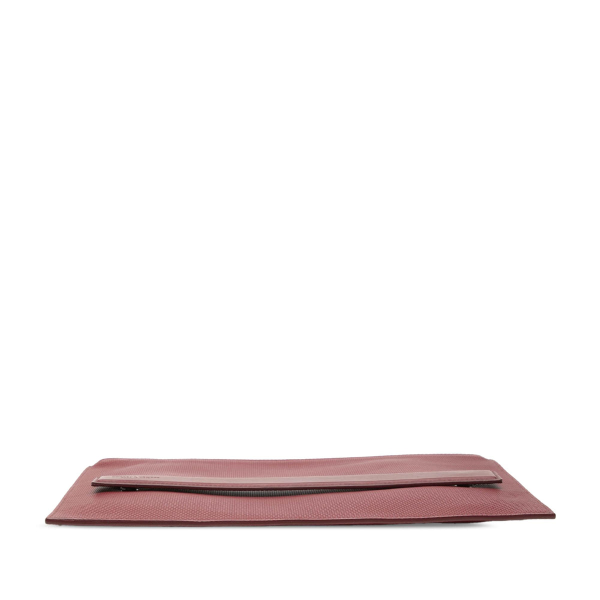 Bottega Veneta Textured Calfskin Marco Polo Clutch