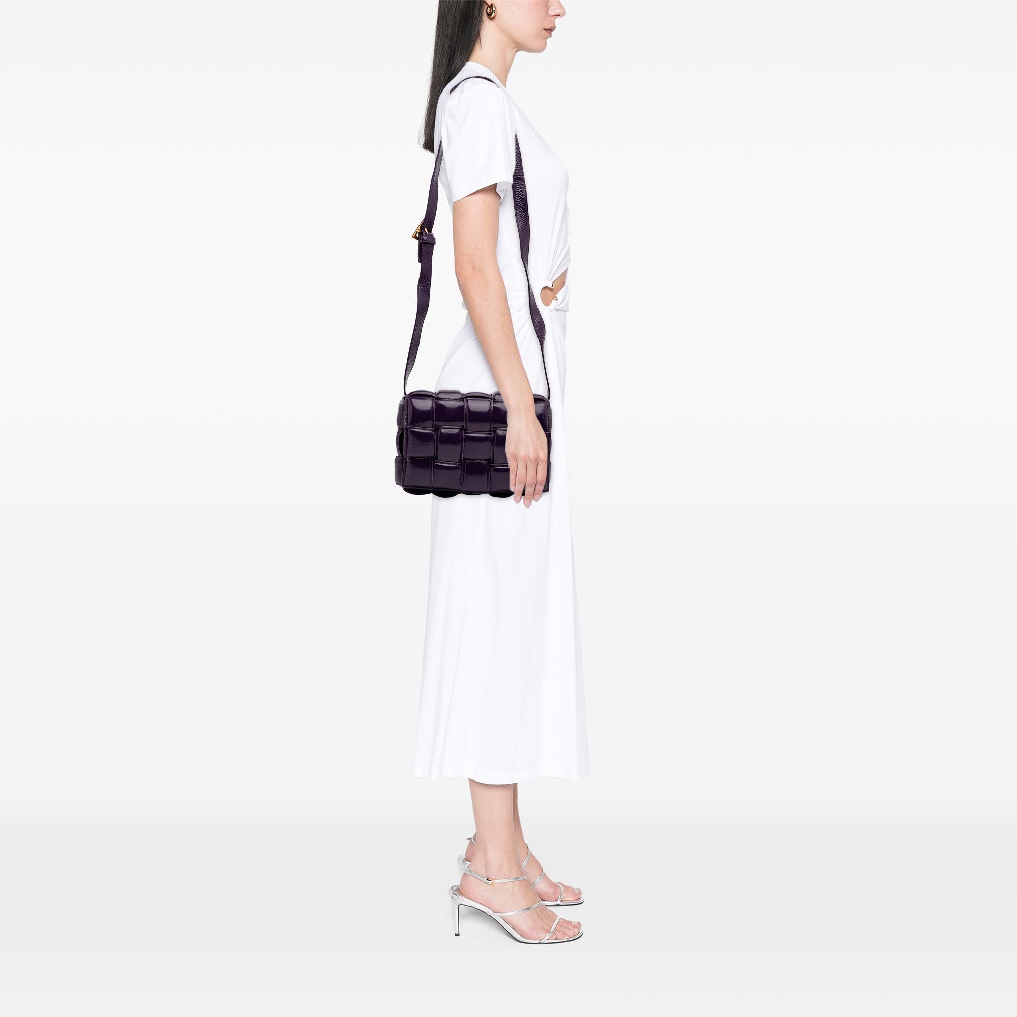 Bottega Veneta Textured Deerskin Intrecciato Padded Cassette Crossbody