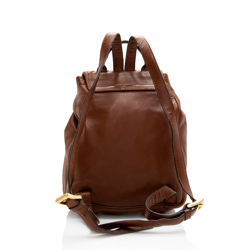 BOTTEGA VENETA Intrecciato leather backpack