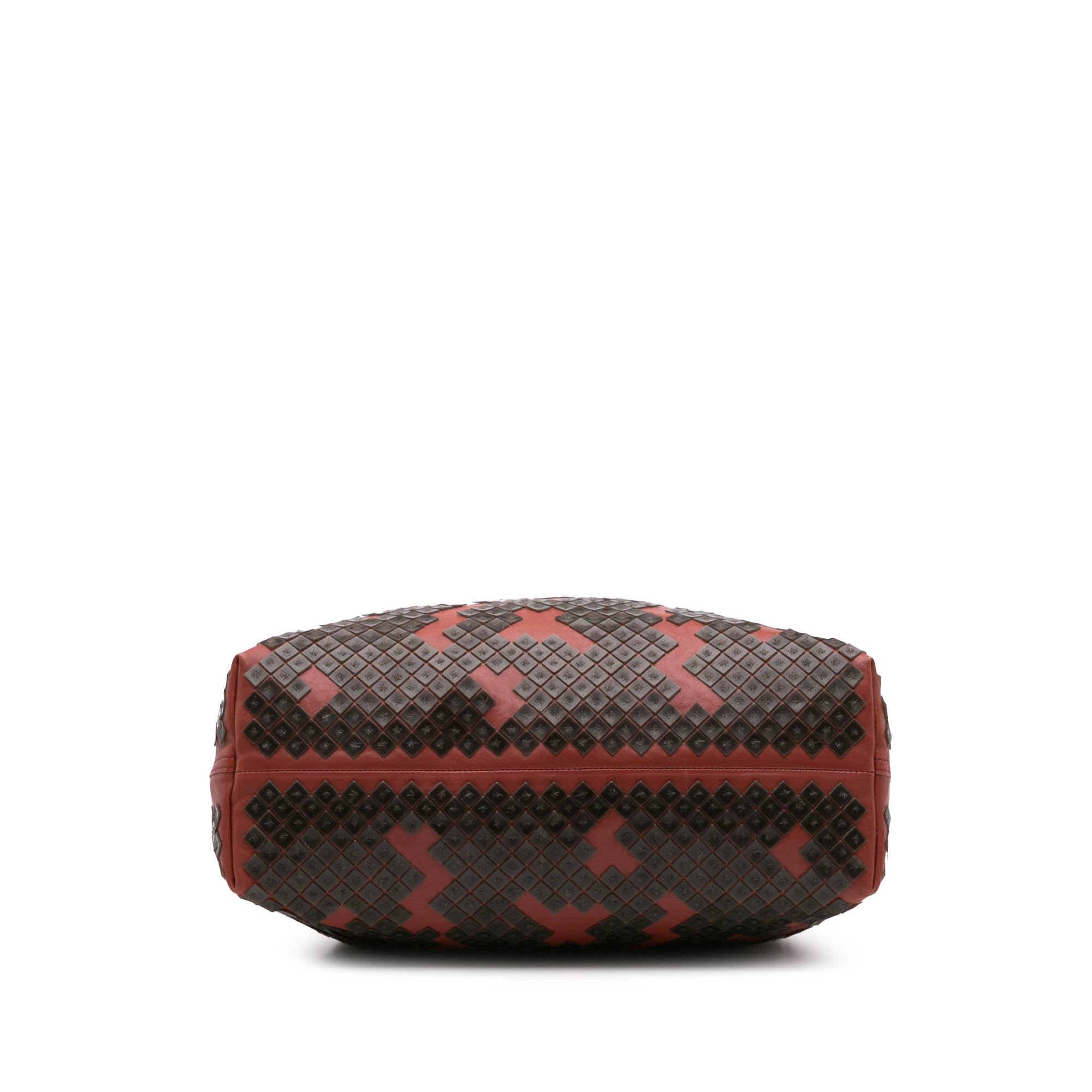 Bottega Veneta Vitello Mosaico Laque Tote