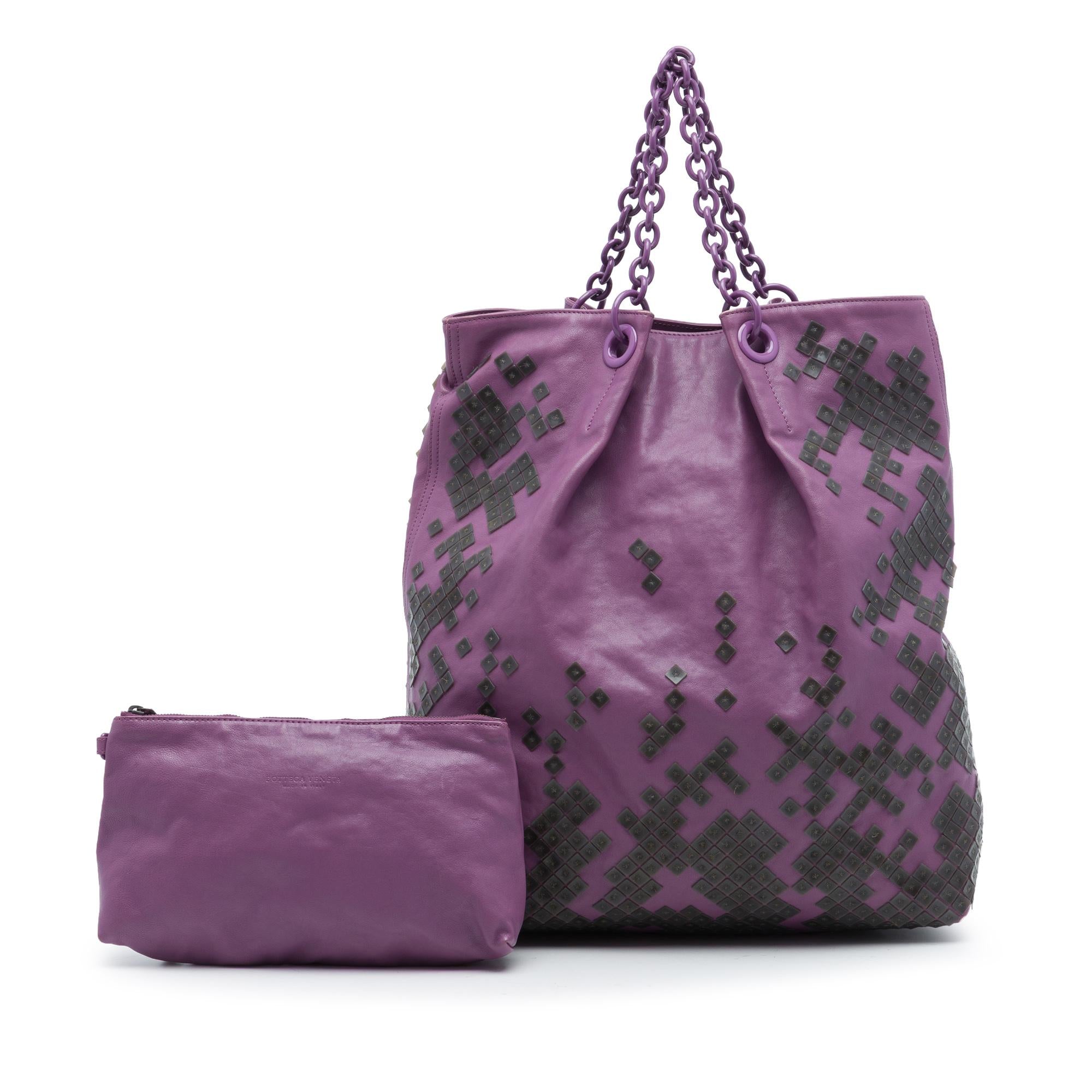 Bottega Veneta Vitello Mosaico Laque Tote