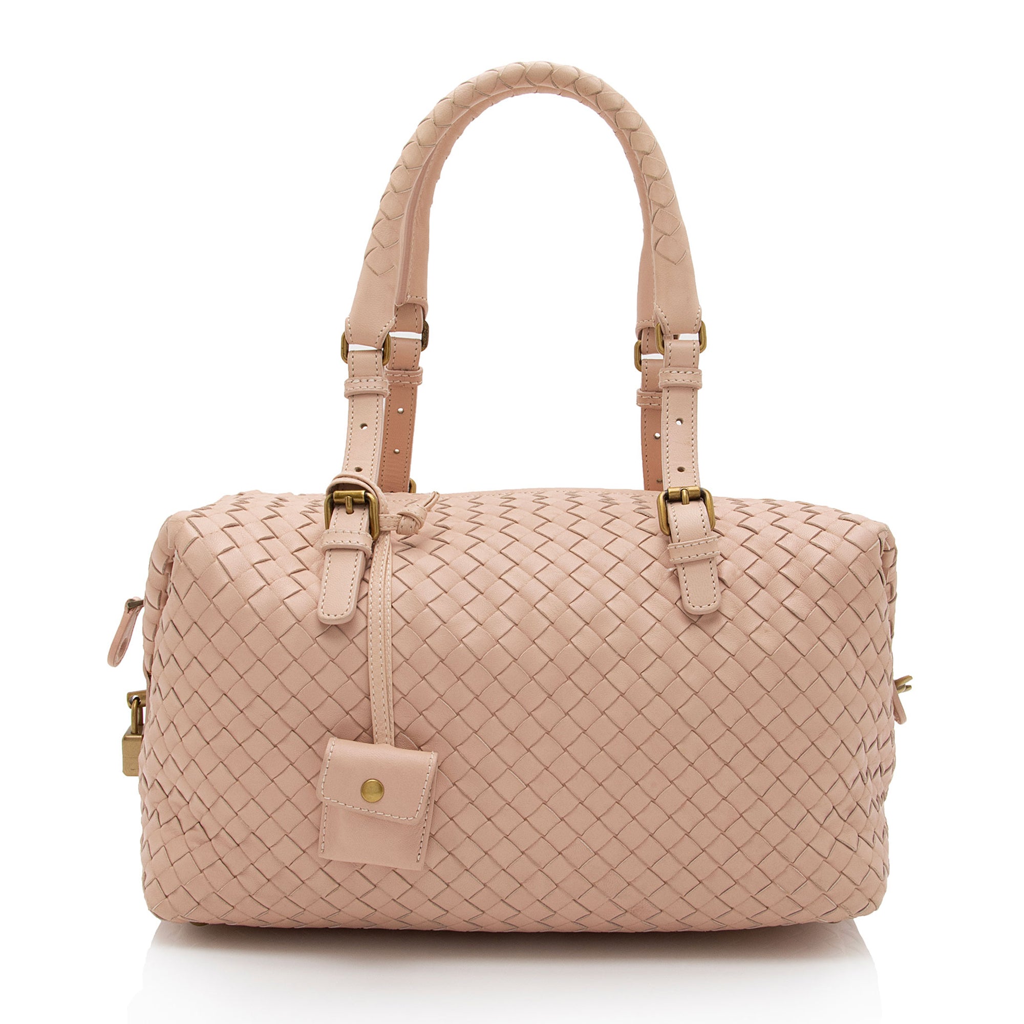 Bottega Venetta Intrecciato Nappa Montaigne Small Satchel (SHF-IwhXKh)