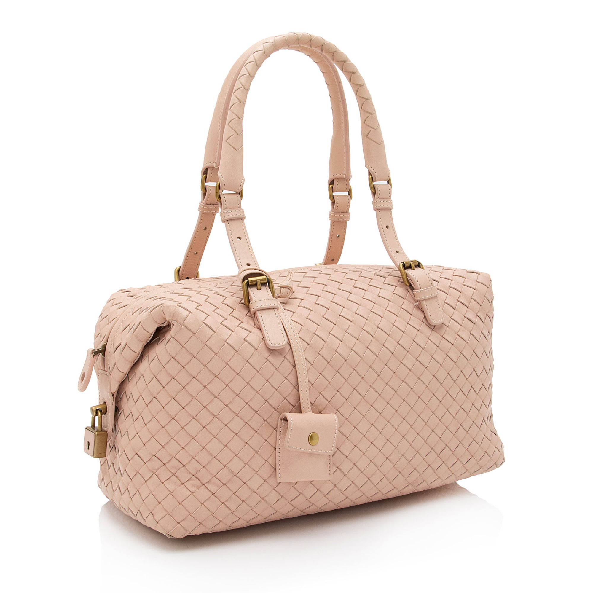 Bottega Venetta Intrecciato Nappa Montaigne Small Satchel (SHF-IwhXKh)