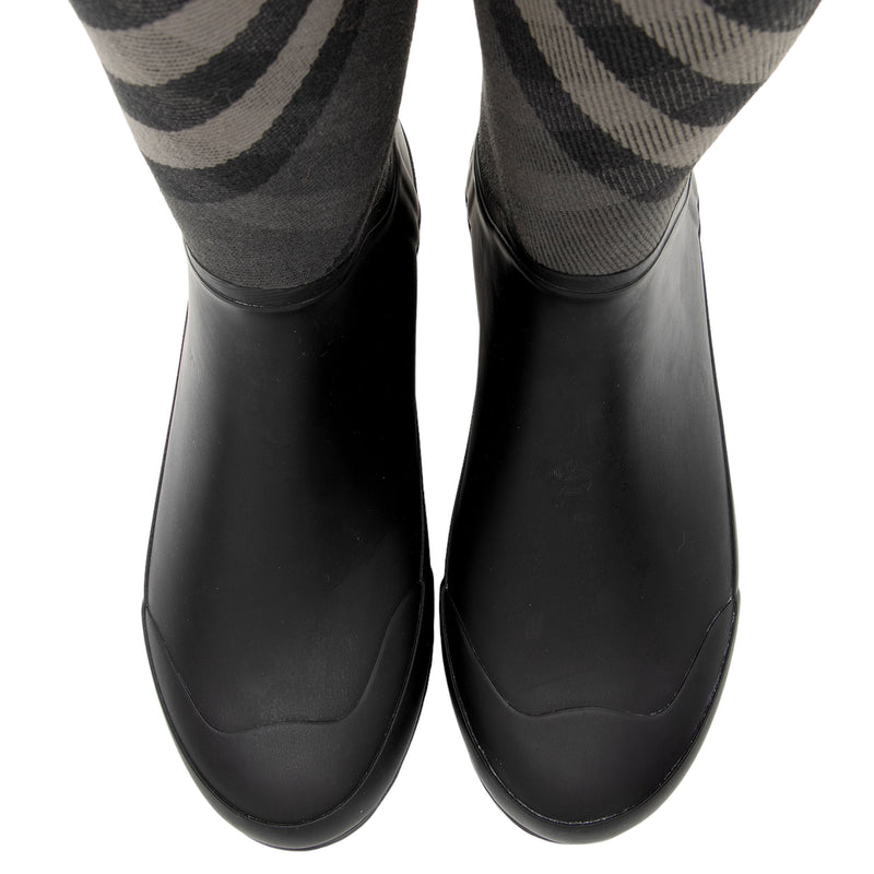 Burberry Beat Check Rain Boots - Size 9 / 39 (SHF-E4a54R)