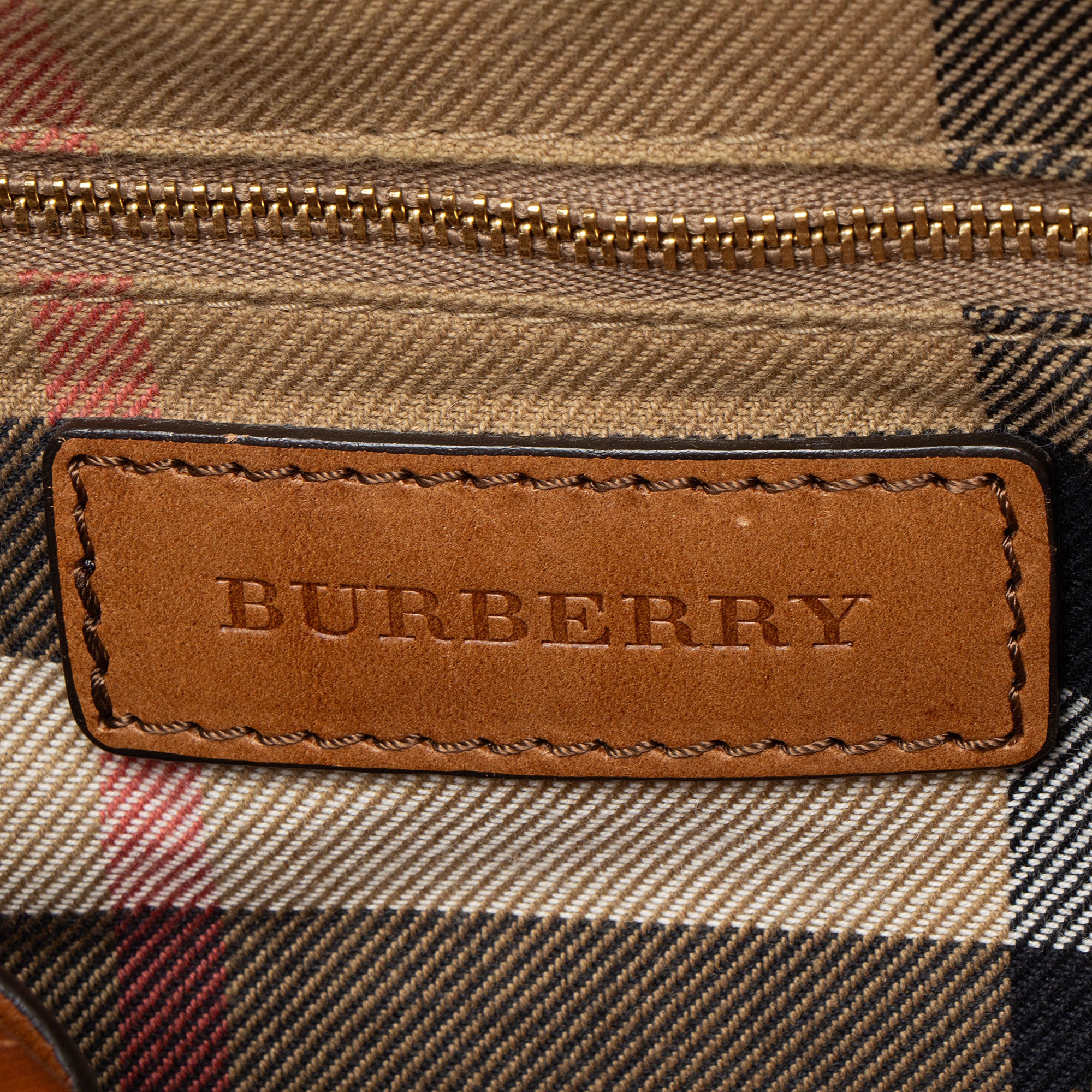 Burberry Calfskin Alchester Small Bowling Bag