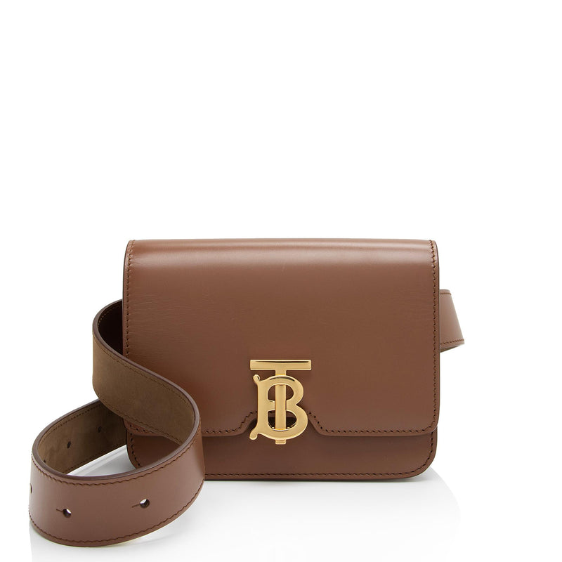 Burberry Calfskin TB Belt Bag (SHF-r9B1ER)