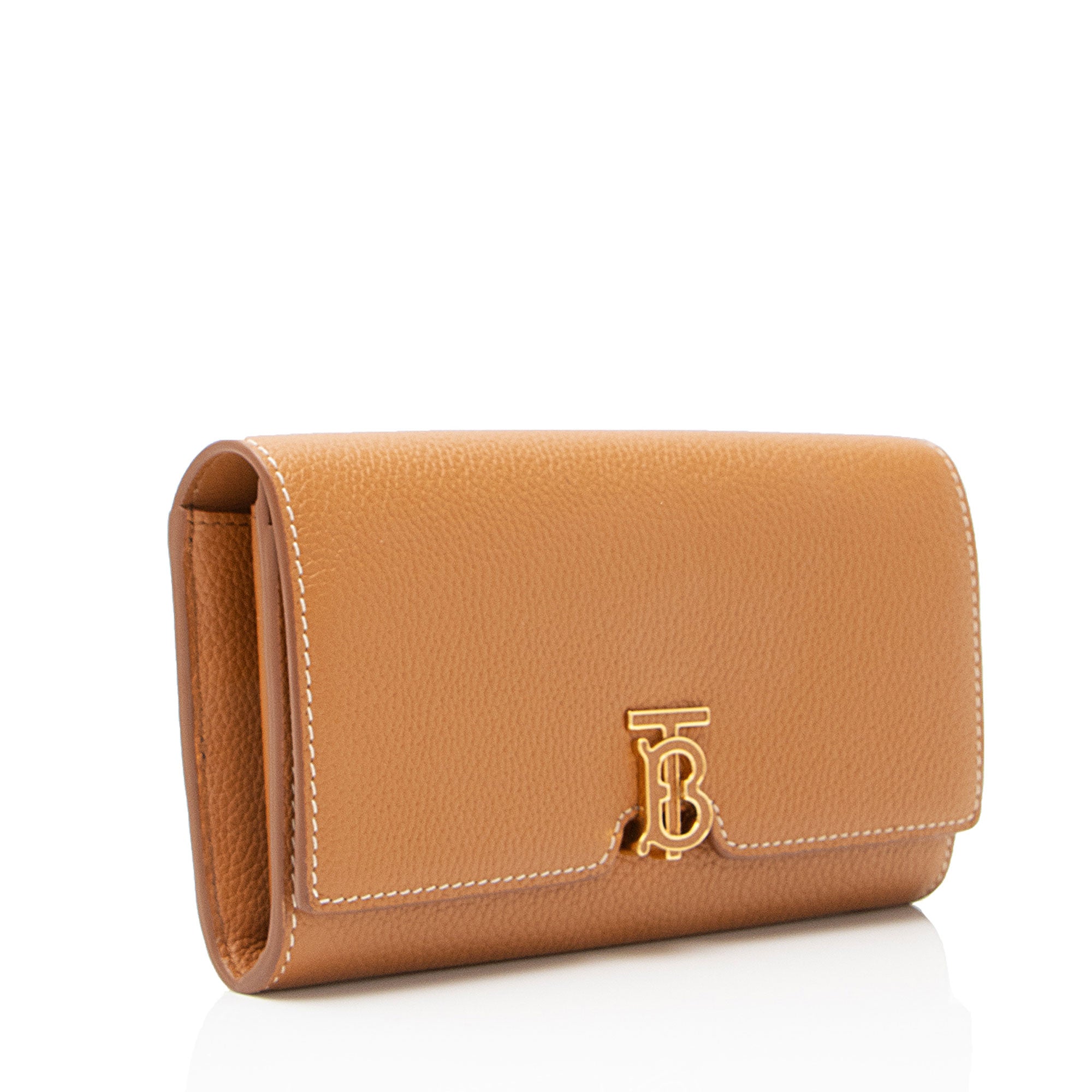 Burberry Calfskin TB Continental Wallet