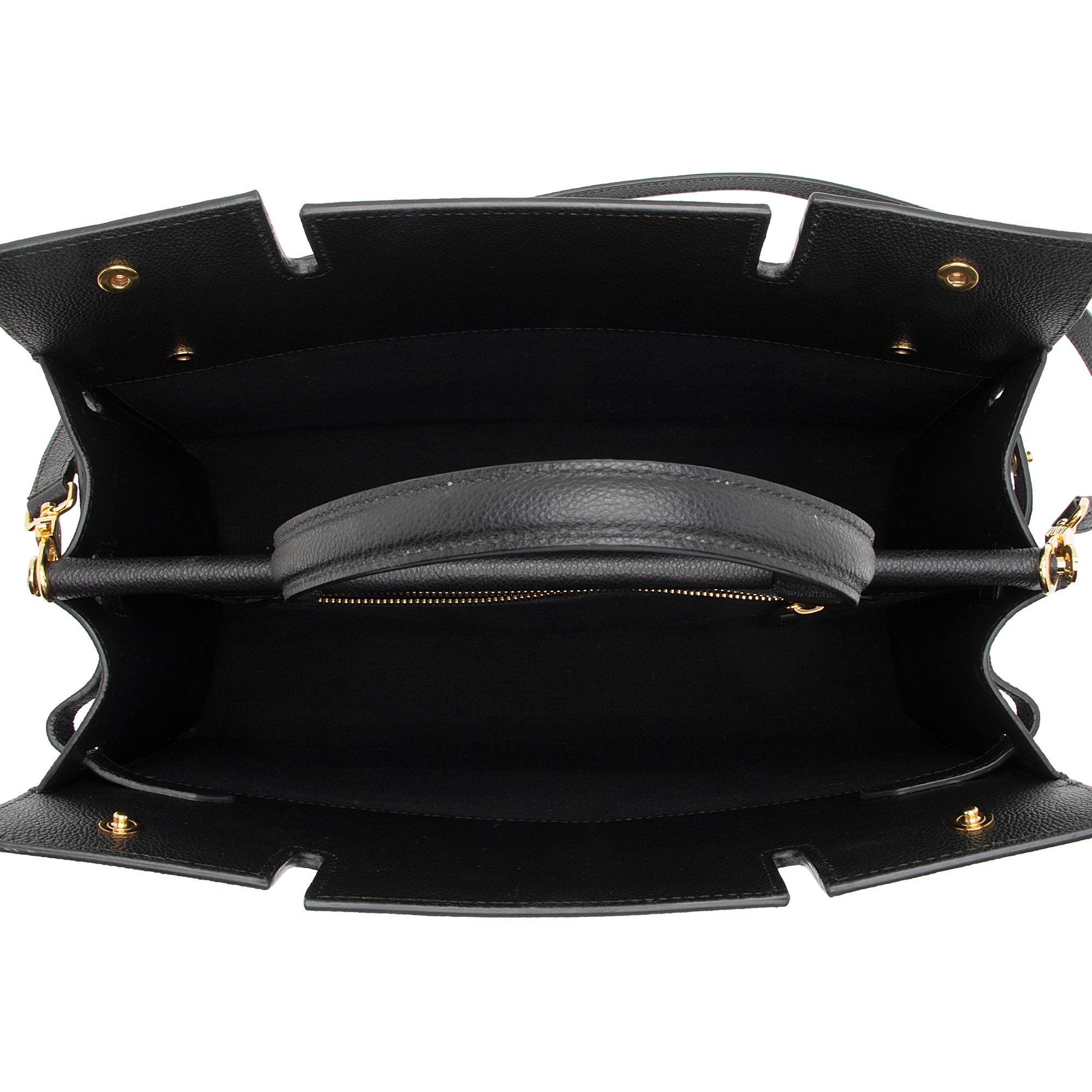 Burberry Calfskin Title Medium Tote (SHF-9V2VK1)