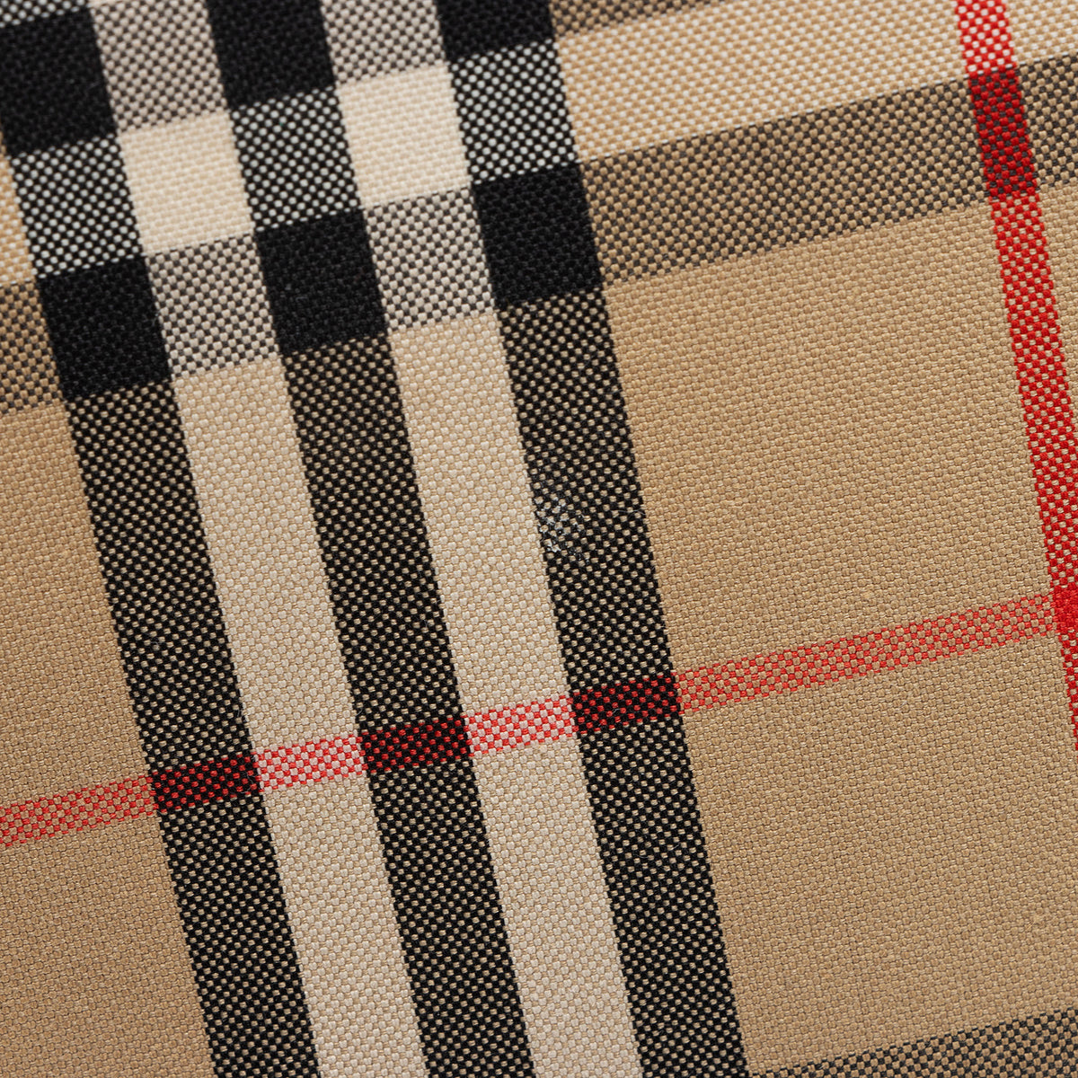 Burberry Calfskin Vintage Check Note Bag