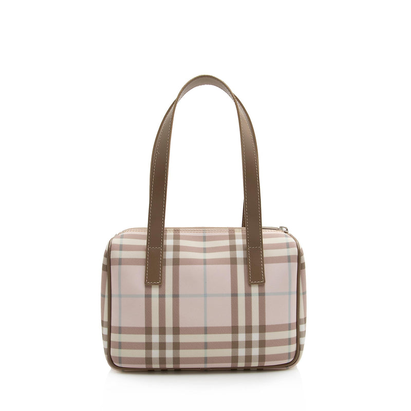 Burberry Haymarket Small Check Bowling Bag