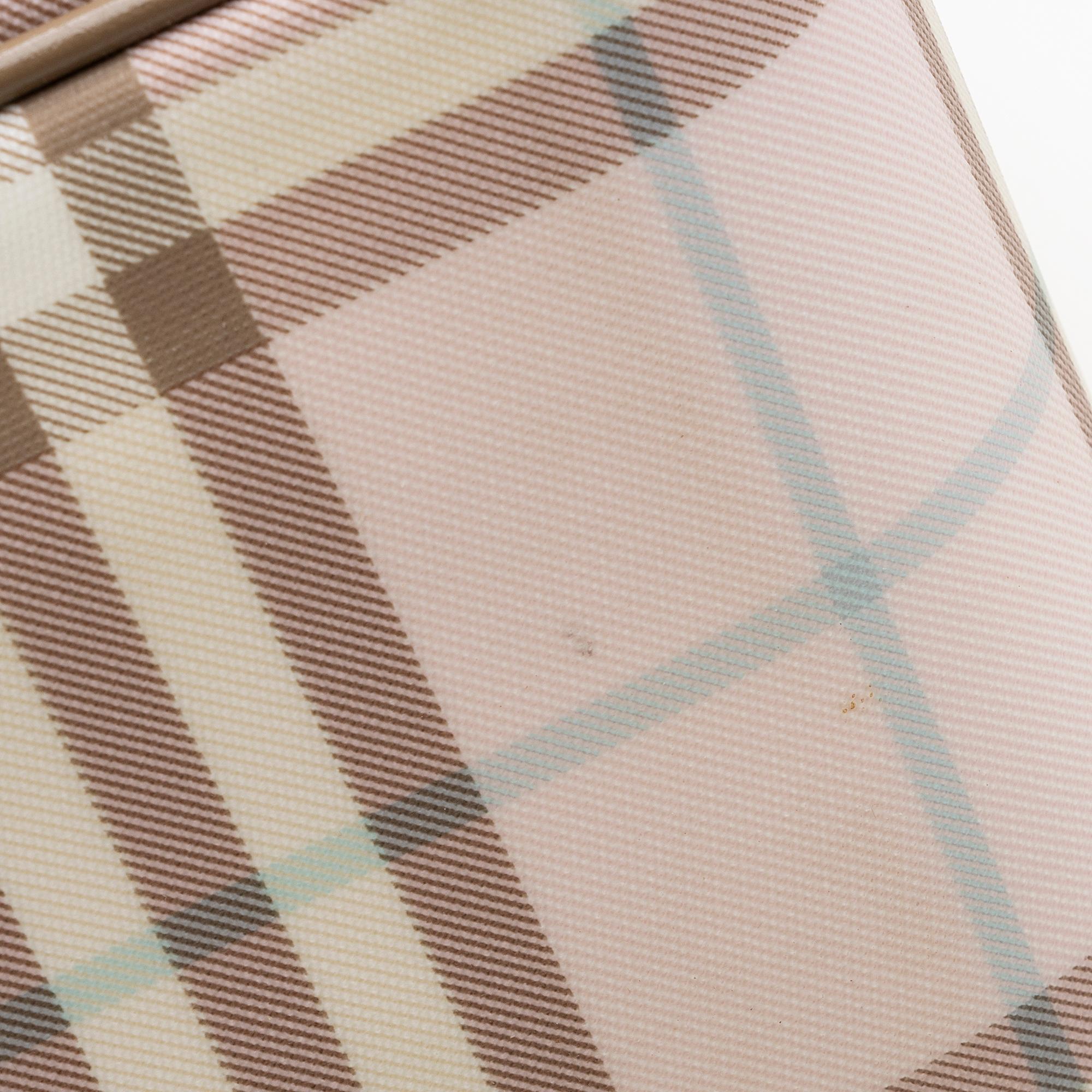 Burberry Candy Check Small Satchel (SHF-22216)