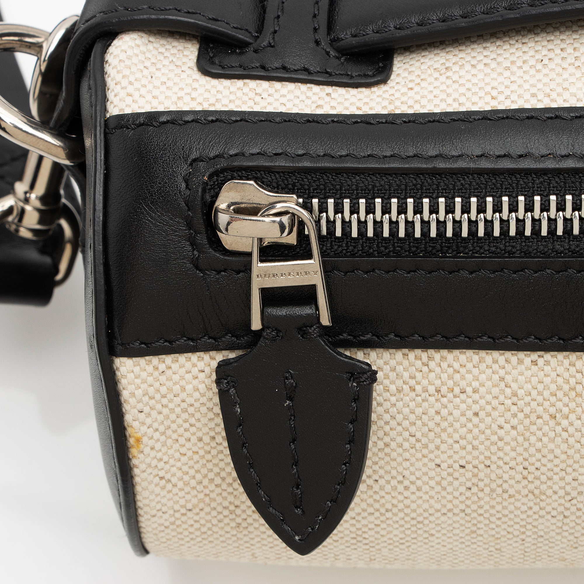 Burberry Canvas Barrel Crossbody