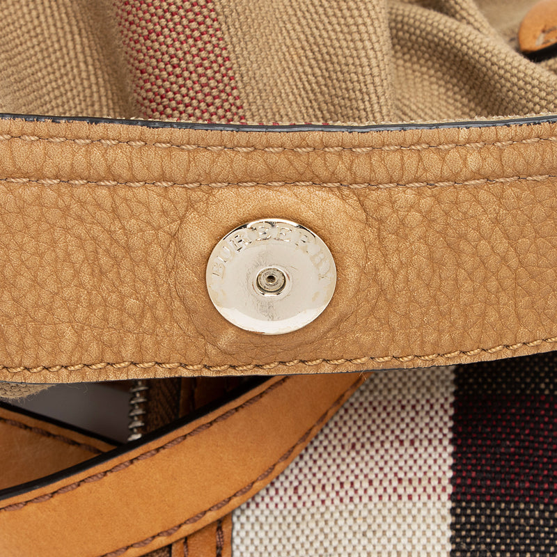 Burberry Canvas Check Ashby Mini Hobo SHF NypDEp LuxeDH
