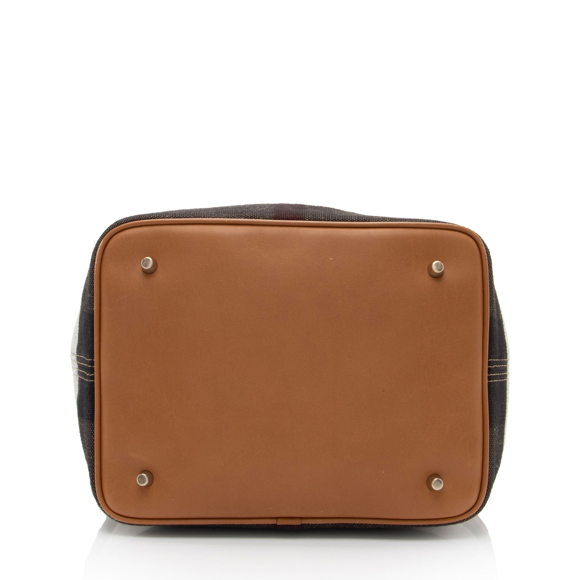 Burberry Canvas Check Tassel Ashby Medium Hobo (SHF-KQF93d)