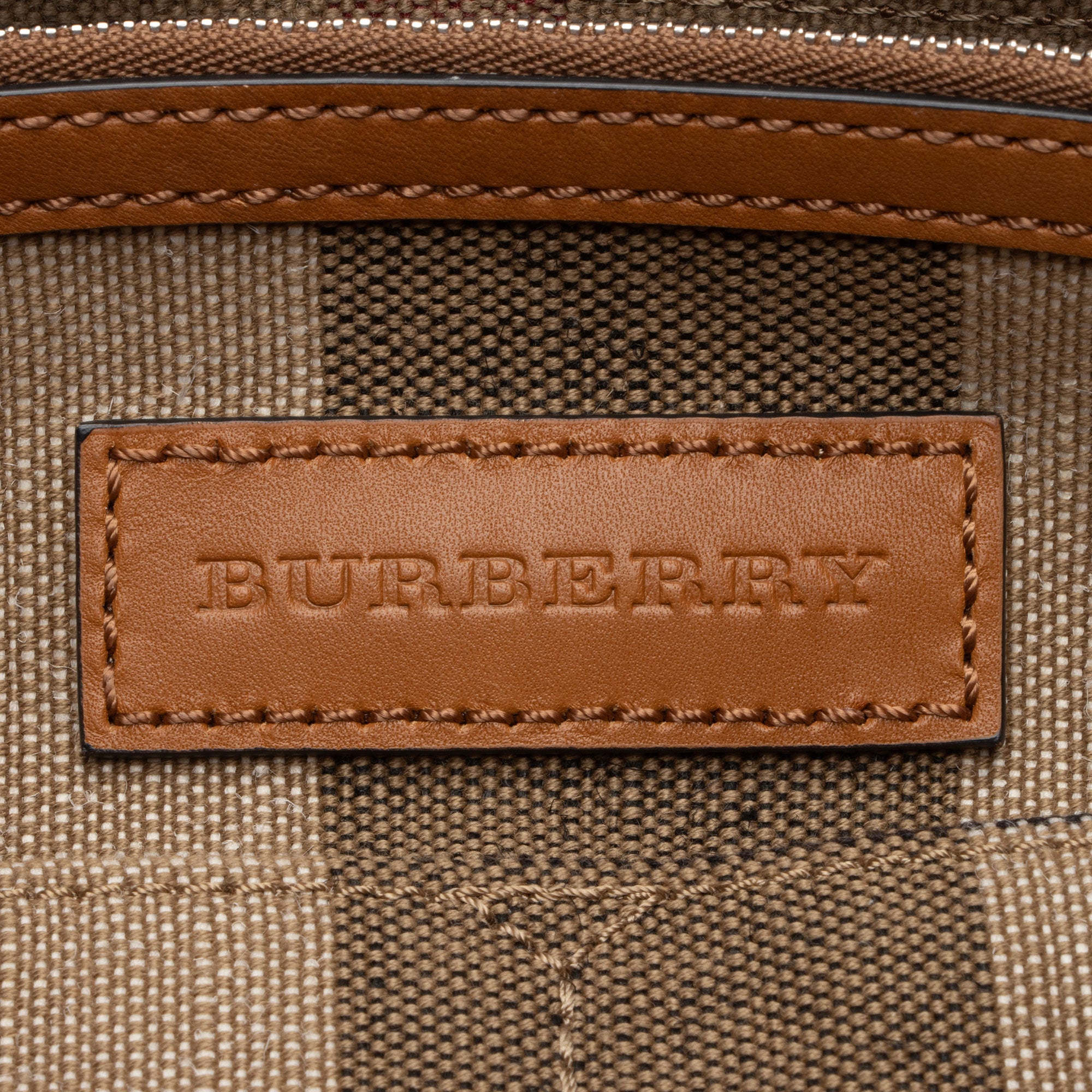 Burberry Canvas Check Tassel Ashby Medium Hobo (SHF-KQF93d)