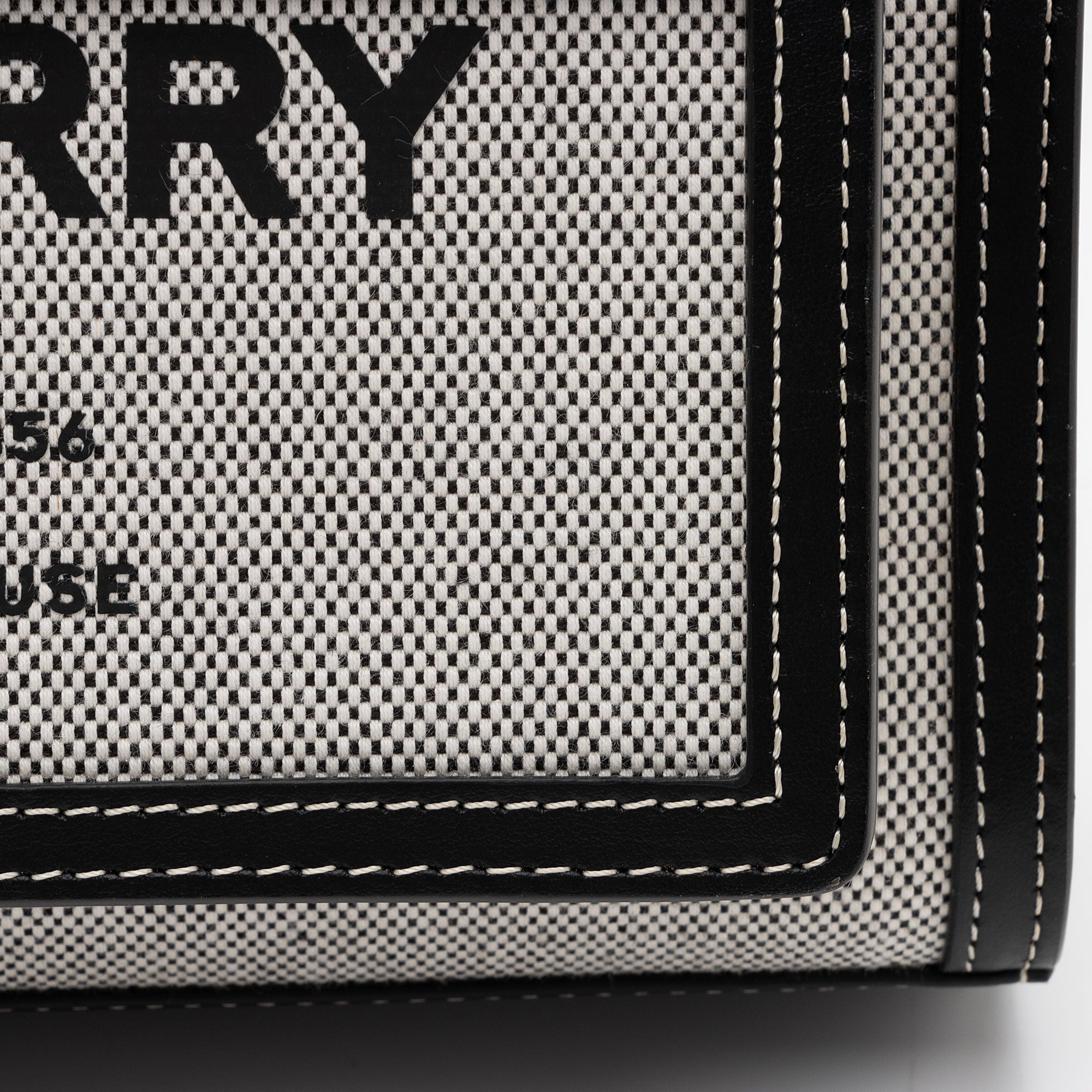 Burberry Canvas Horseferry Mini Pocket Tote (SHF-P7WK3S)