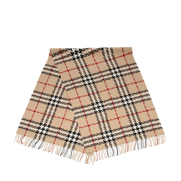 Burberry Cashmere Merino Wool Nova Check Scarf (SHF-Vh1JXo)