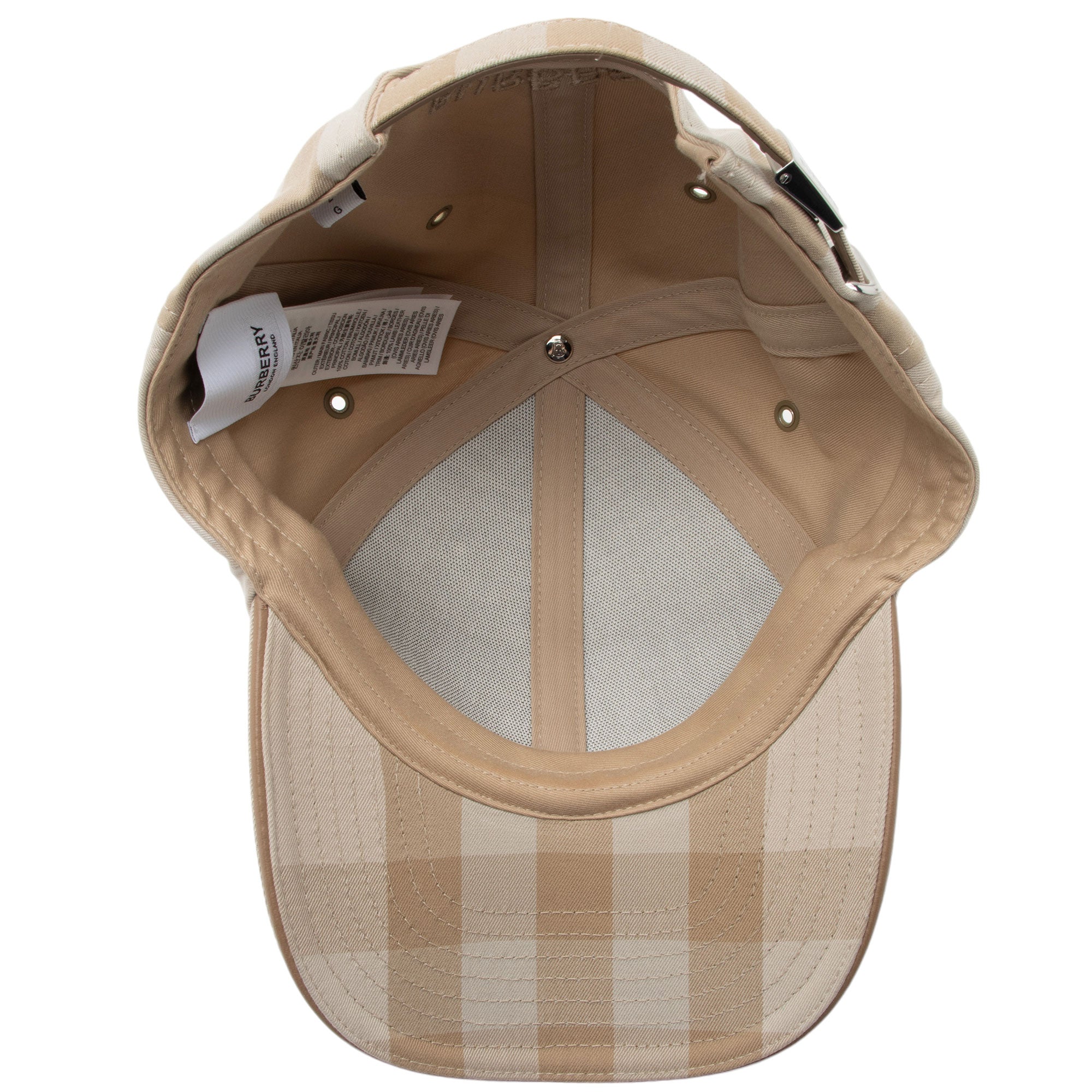 Burberry Check Baseball Hat (SHF-e0fT5c)