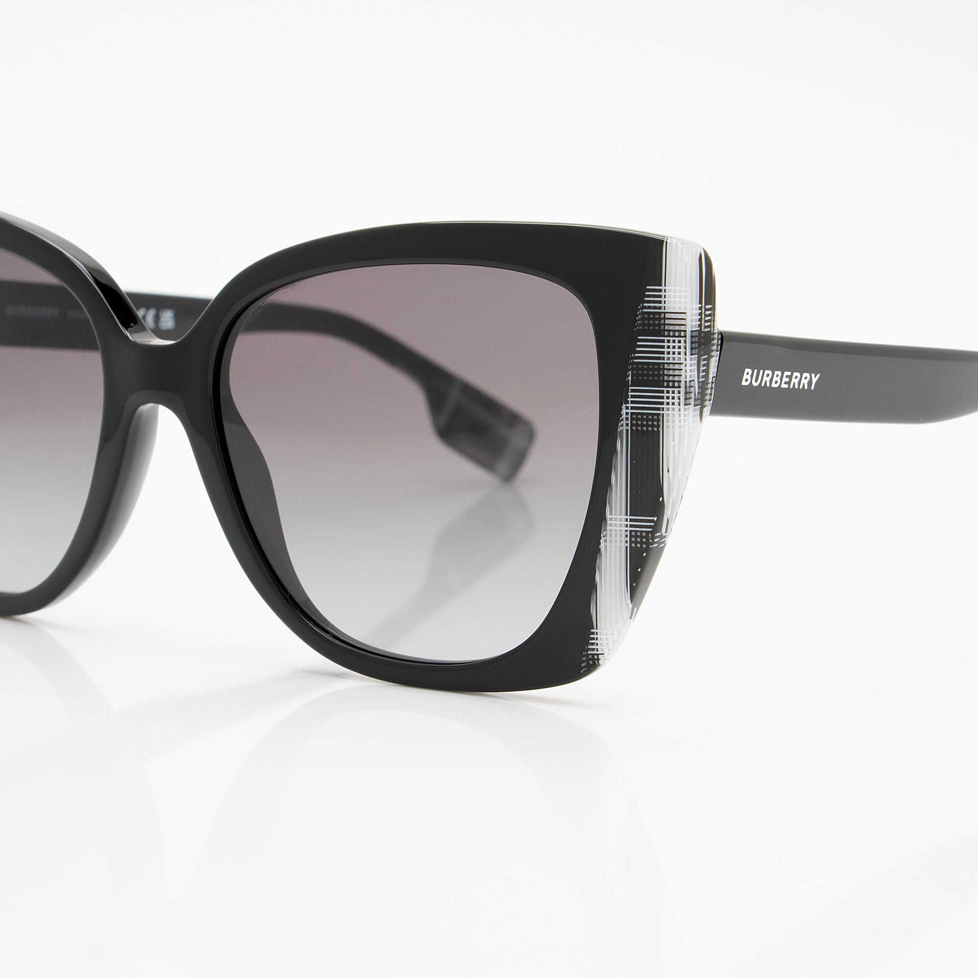 Burberry Check Meryl Sunglasses (SHF-i1WBiV)