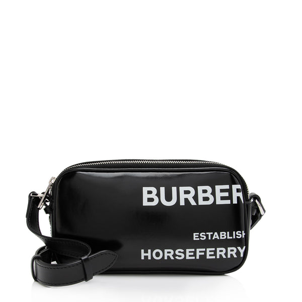 Burberry Coated Canvas Horseferry Print Micro Camera Bag (SHF-jROK3W)