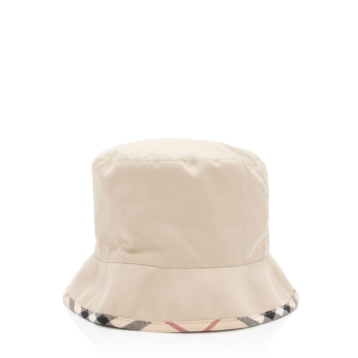 BURBERRY Heavy Cotton Check Bucket Hat Burberry EKD Check Bucket Hat | Neiman Marcus main image 2
