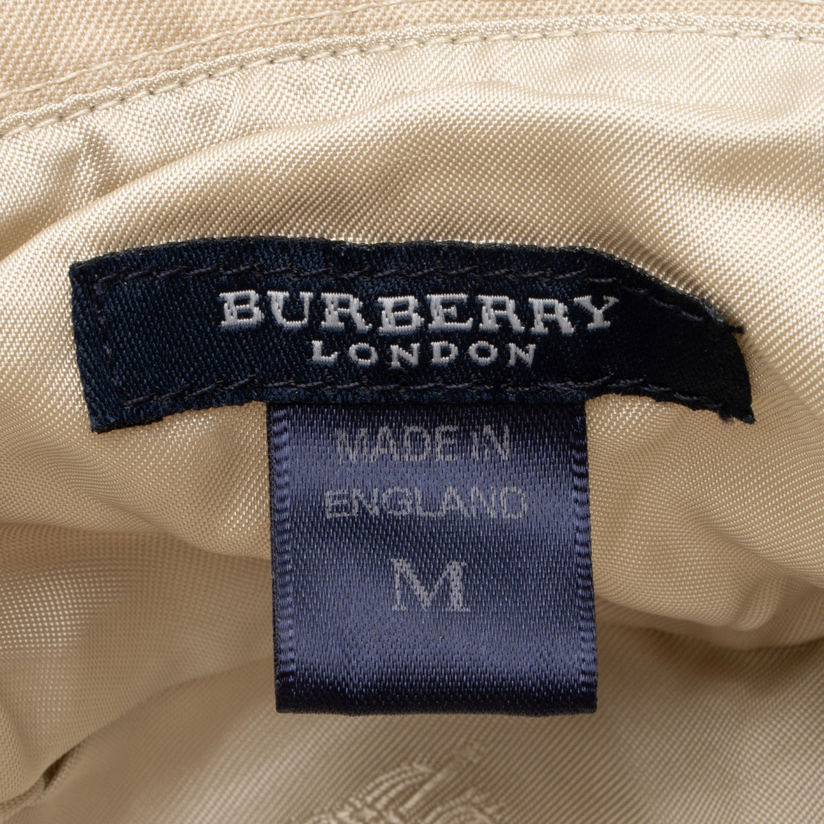 Burberry Cotton Check Trim Bucket Hat - Size M display picture 2