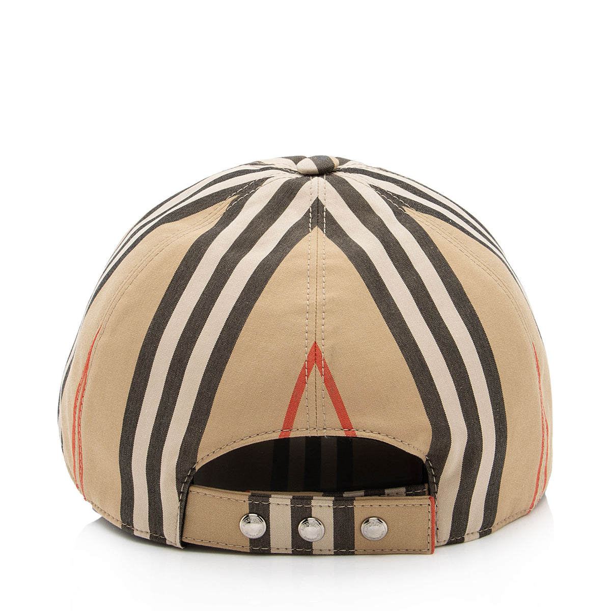 Burberry Cotton Icon Stripe TB Baseball Hat - Size L (SHF  display picture 1