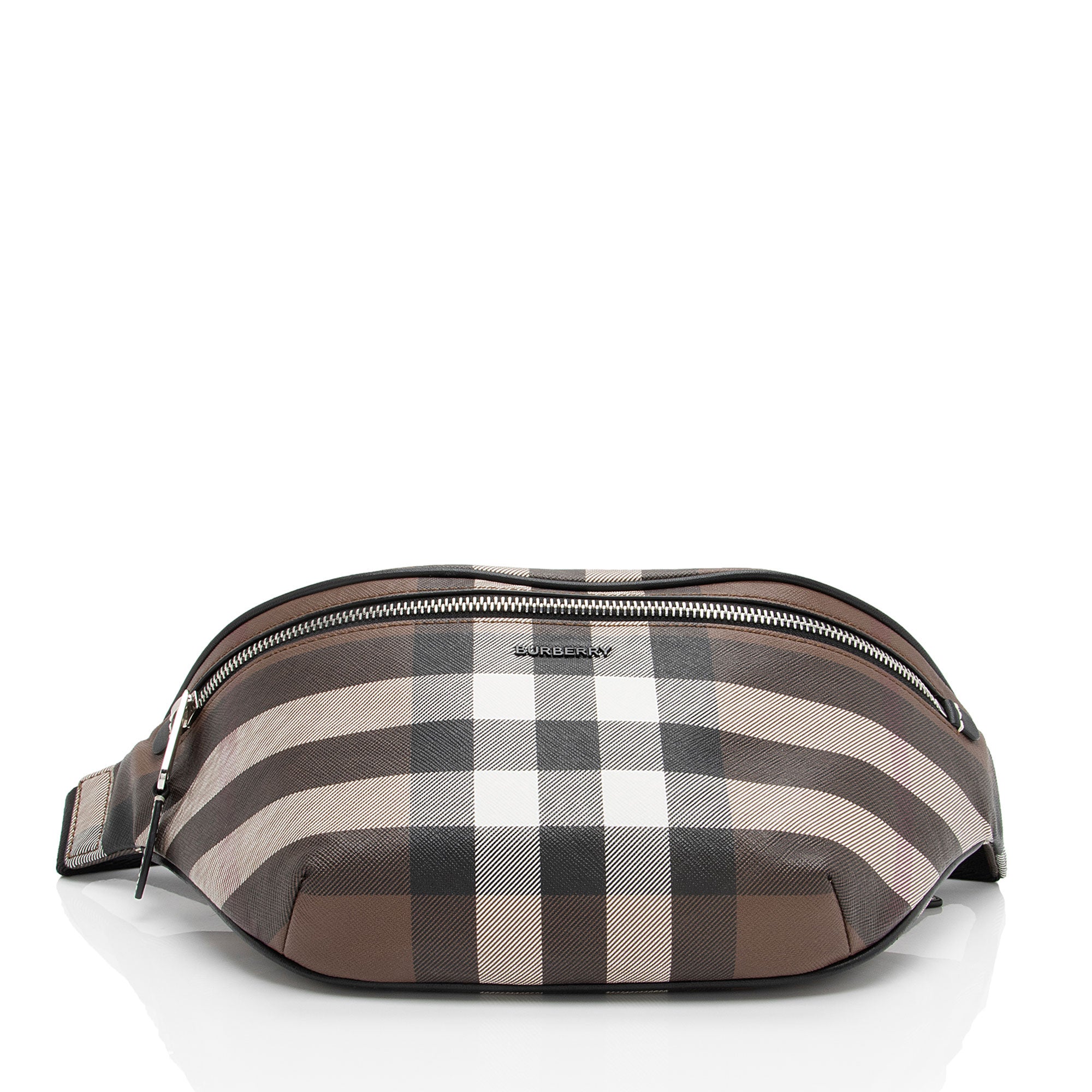 Burberry E-Canvas Check Cason Bum Bag (SHF-kefumV)