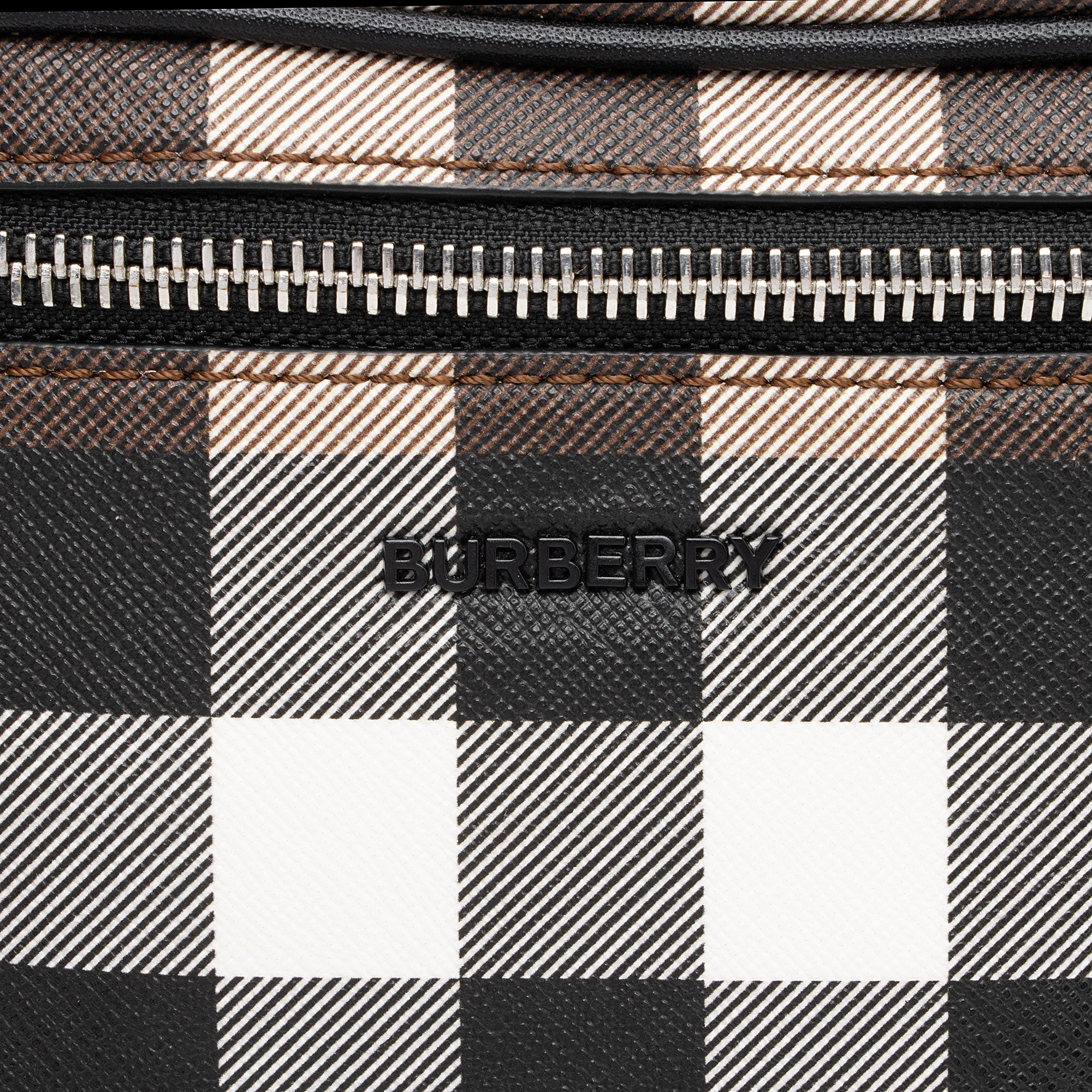 Burberry E-Canvas Check Cason Bum Bag (SHF-kefumV)