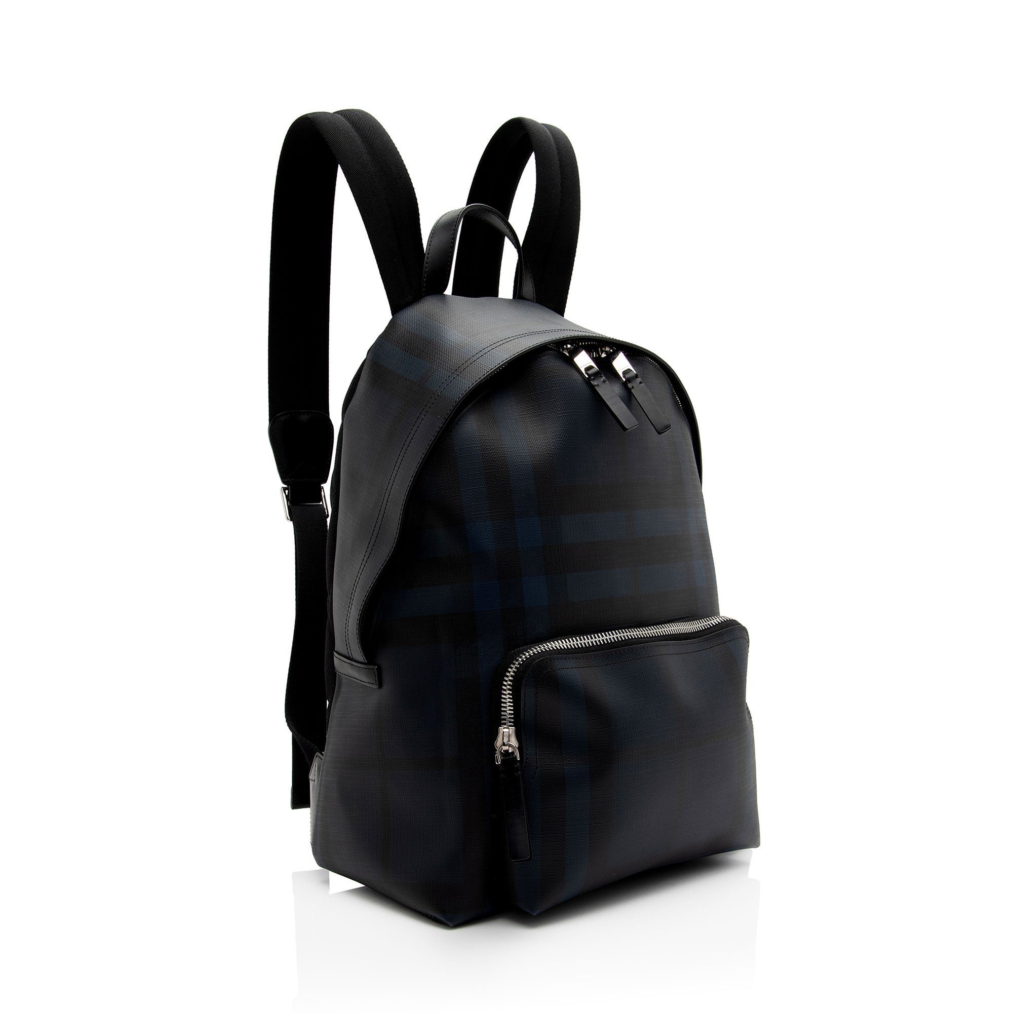 Burberry E-Canvas House Check Abbeydale Backpack (SHF-KLoYR6)
