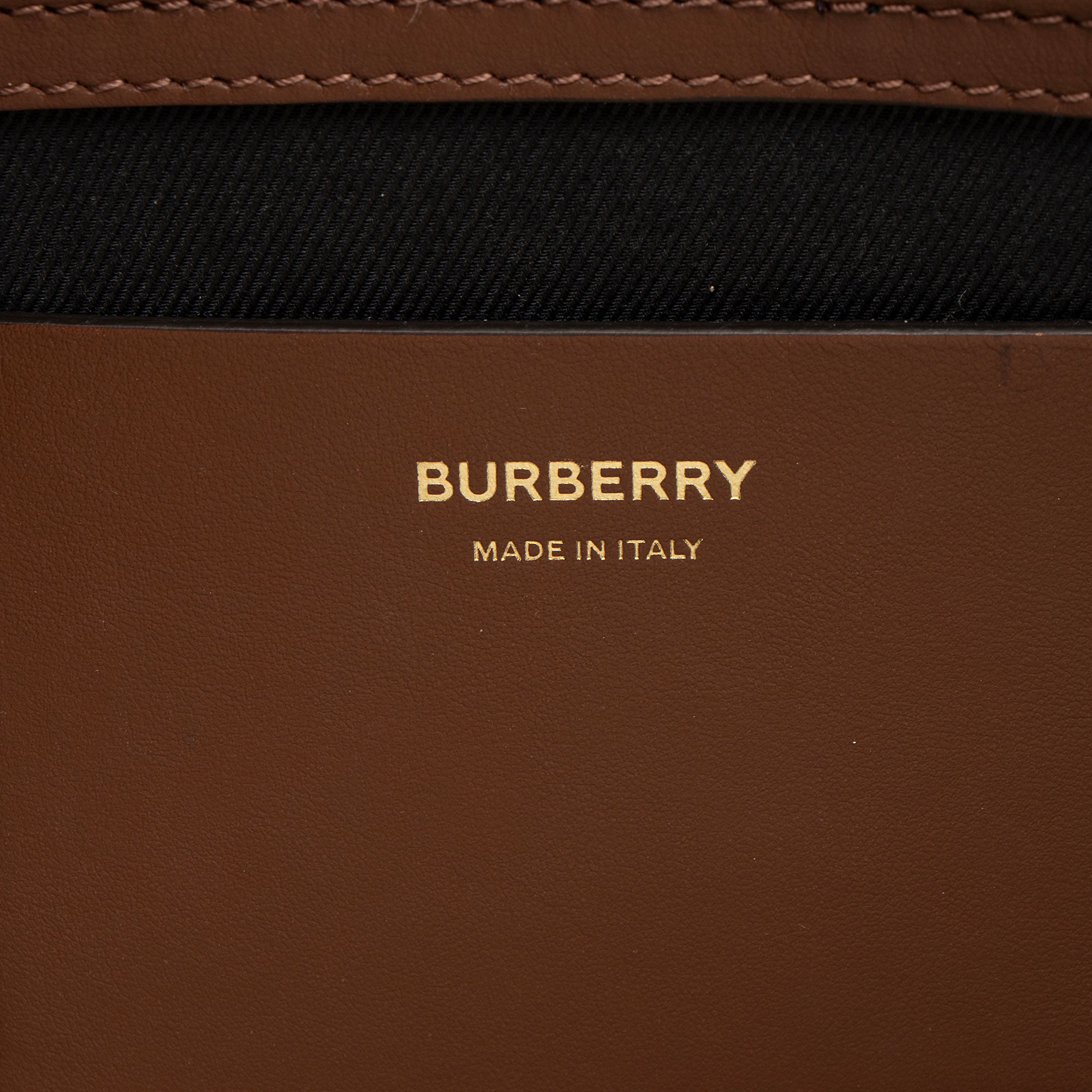 Burberry E-Canvas House Check Denny Medium Tote