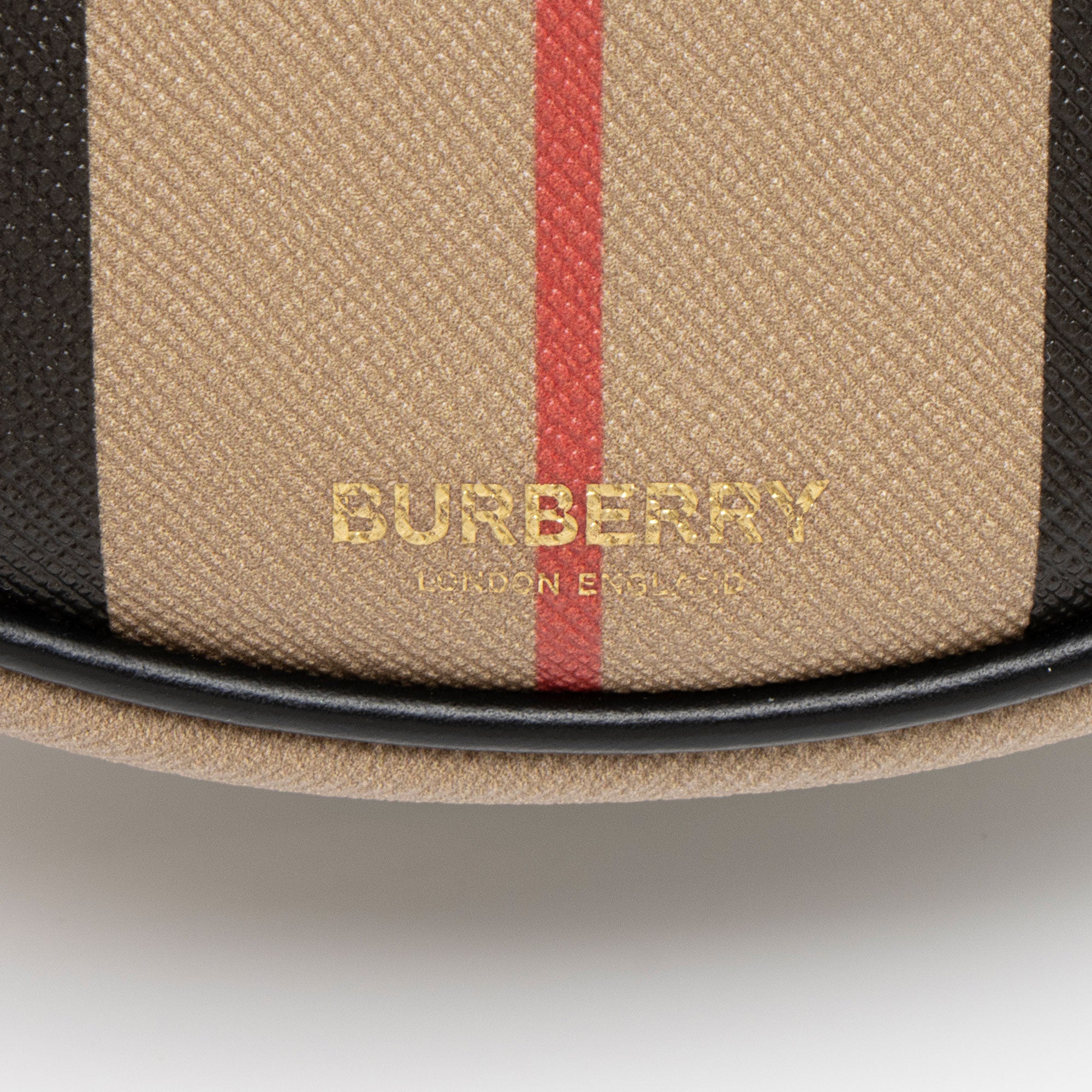 Burberry E-Canvas Icon Stripe Louise Mini Crossbody