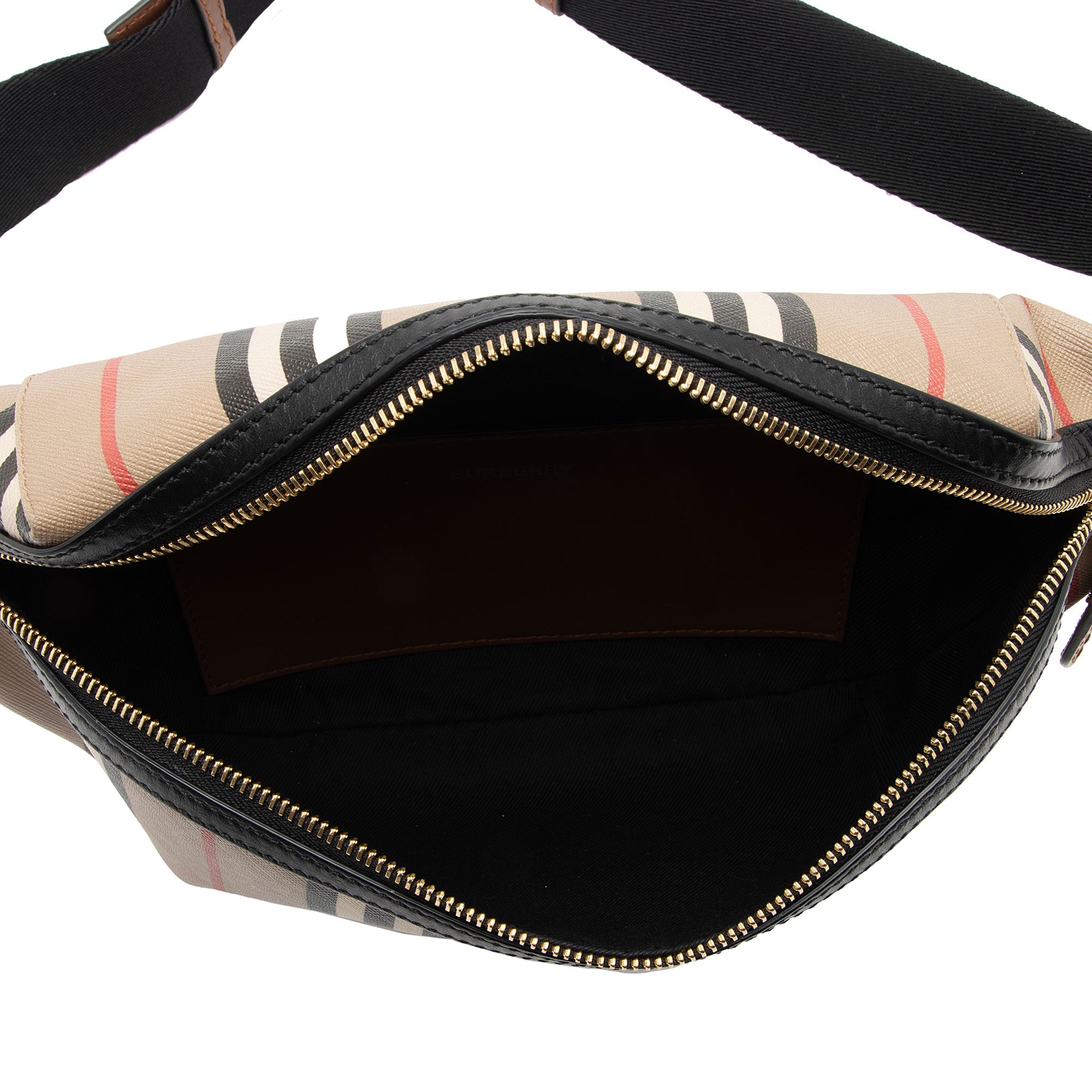 Burberry E-Canvas Icon Stripe Sonny Bumbag (SHF-RUAiZ3)