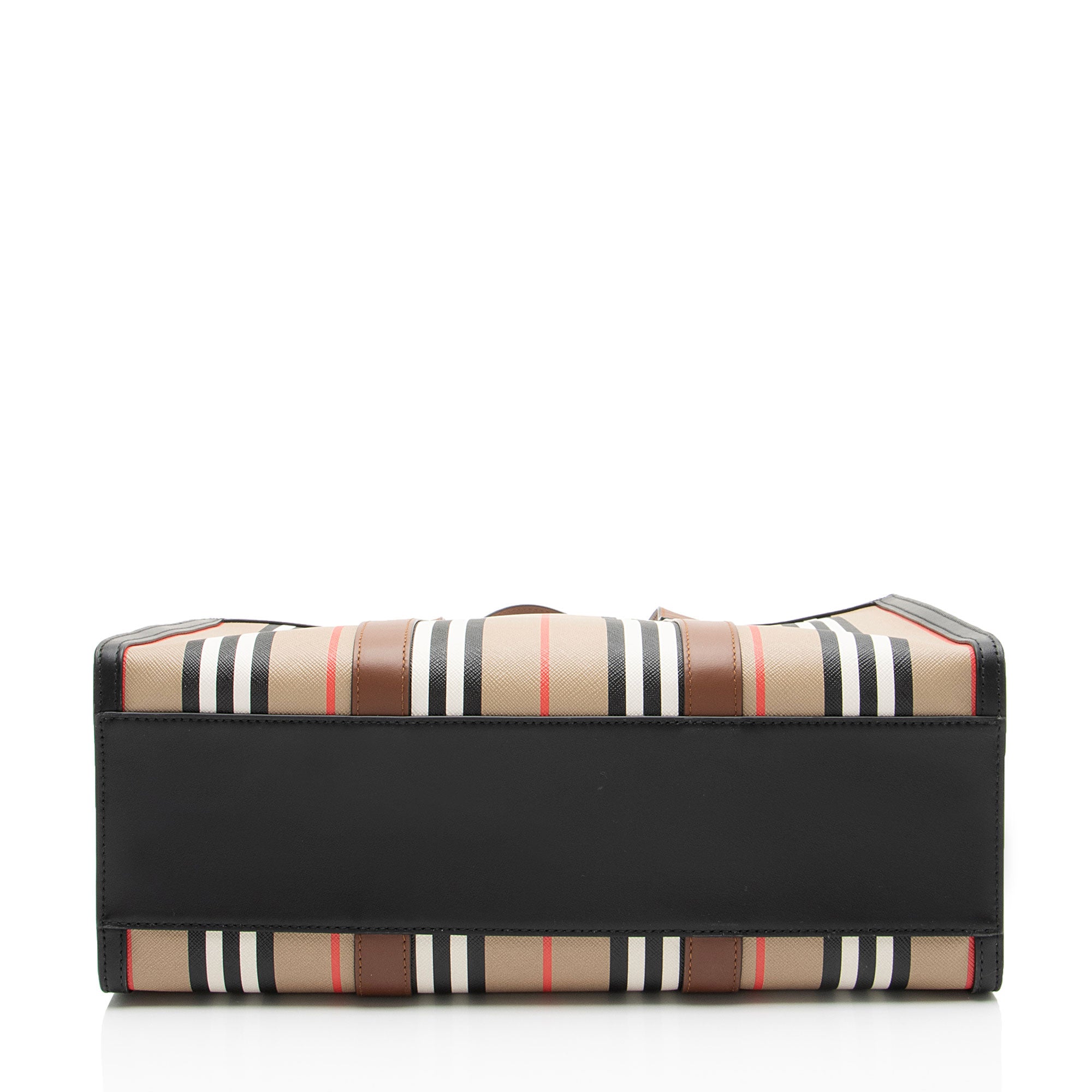 Burberry E-Canvas Icon Stripe Tote