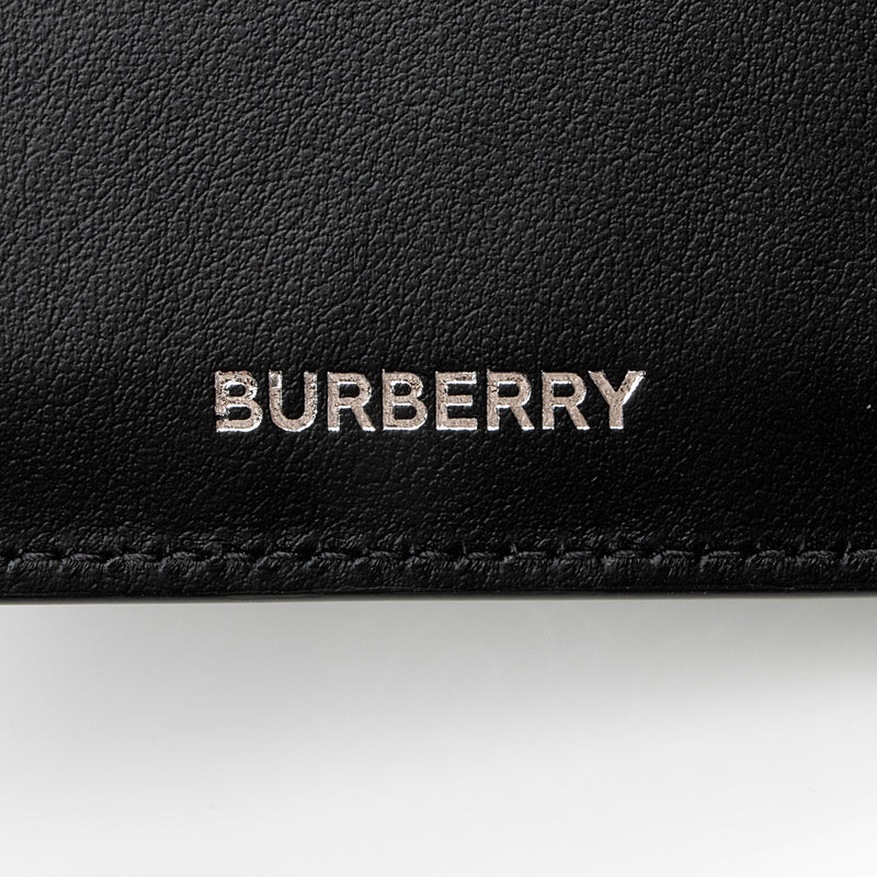 Burberry E-Canvas TB Monogram Bi-Fold Wallet (SHF-xwlANX)