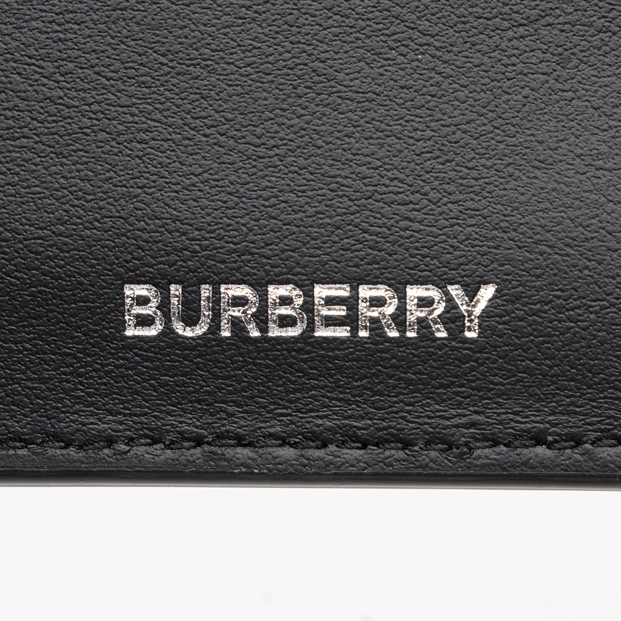 Burberry E-Canvas TB Monogram Bi-Fold Wallet (SHF-EKw5mW)