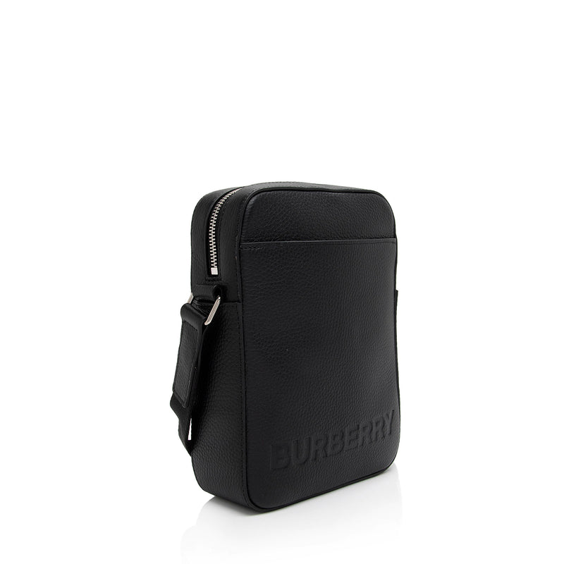 Burberry Embossed Leather Logo Thornton Crossbody Bag (SHF-lKaIAI)