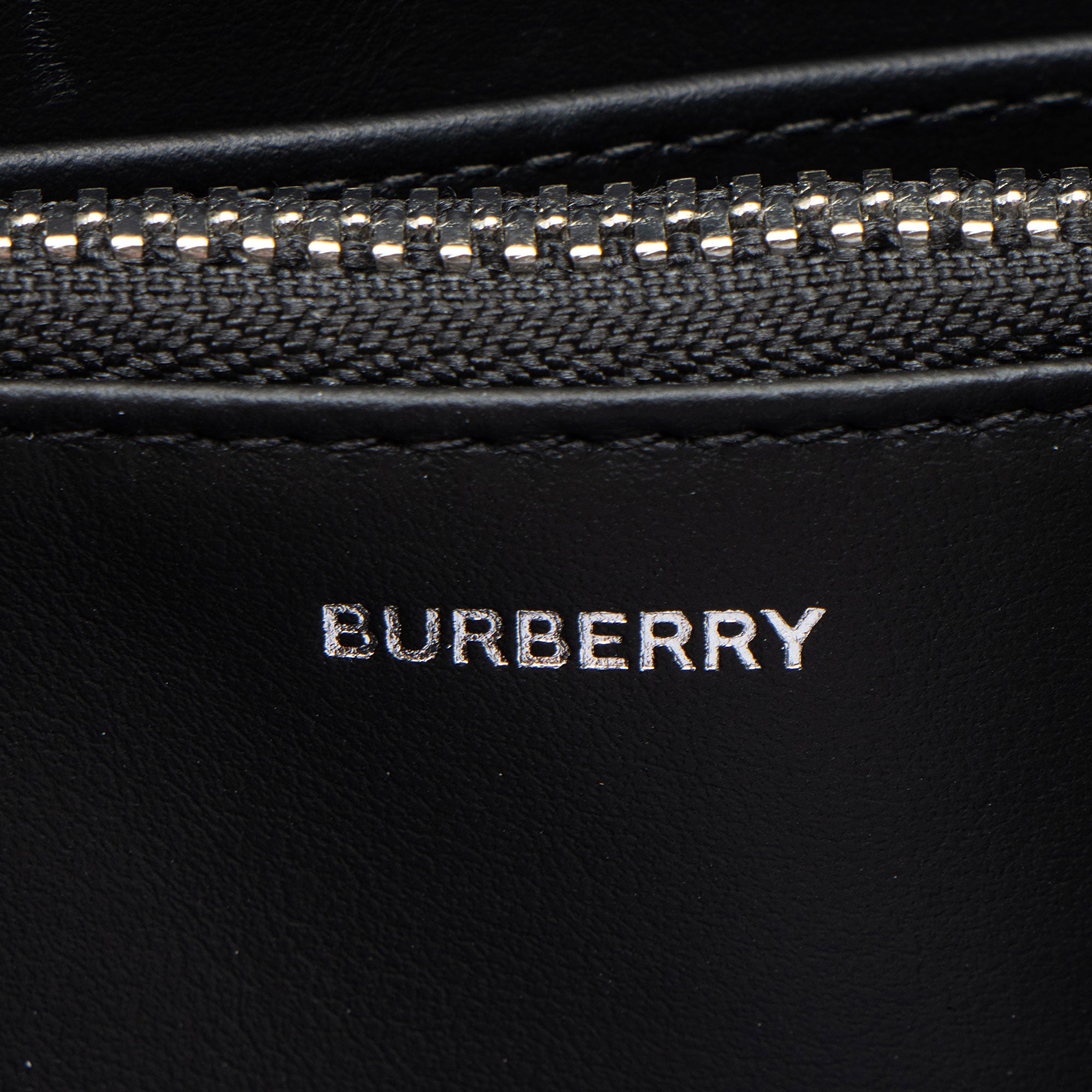 Burberry Exploded Check Zip Around Wallet