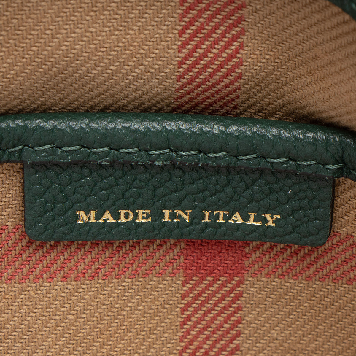 Burberry Grained Leather Buckle Small Tote