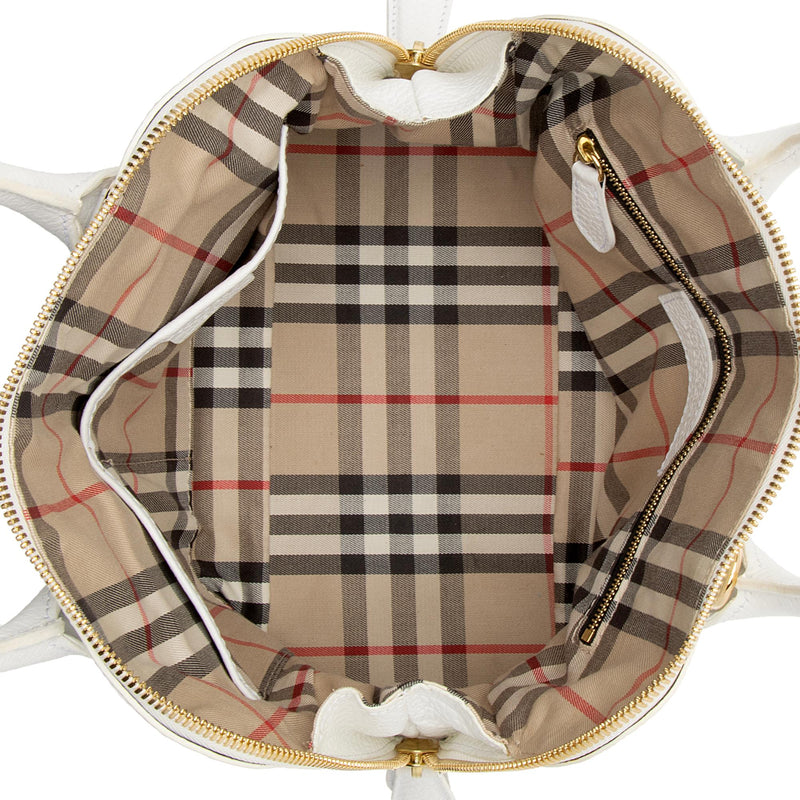 Burberry Haymarket Check Bowling Satchel (SHF-19714) – LuxeDH