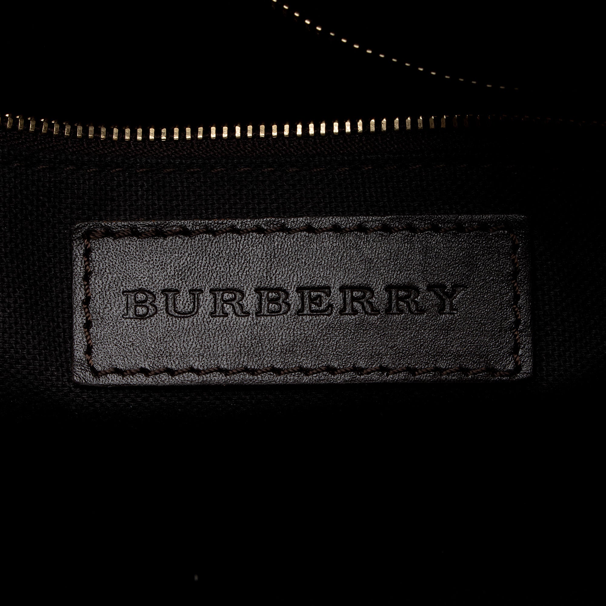 Burberry Haymarket Check Alchester Buckle Medium Bowling Bag (SHF-JHqu0h)