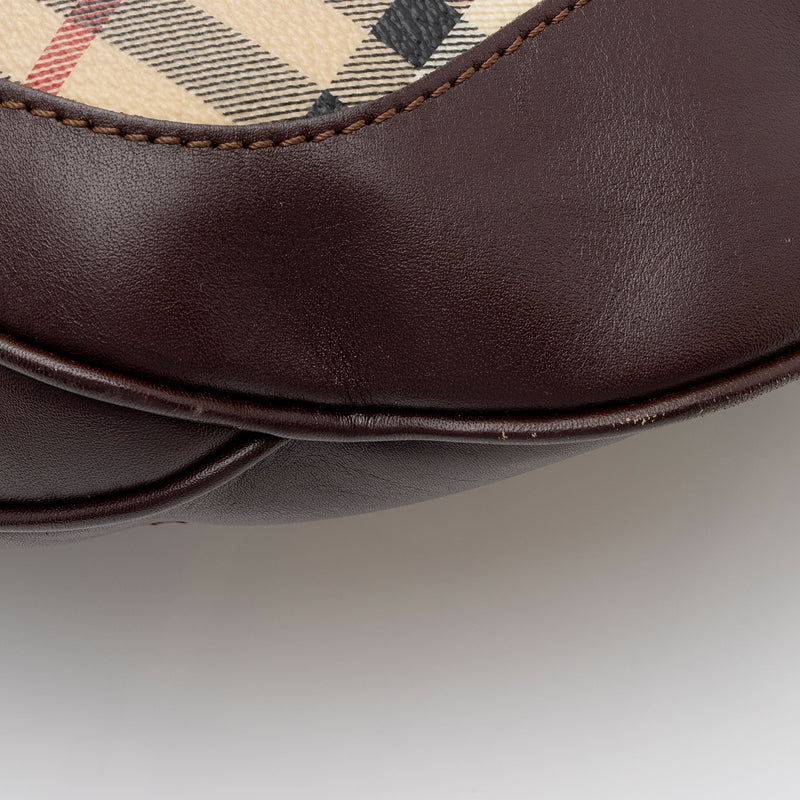 Burberry haymarket hobo shop
