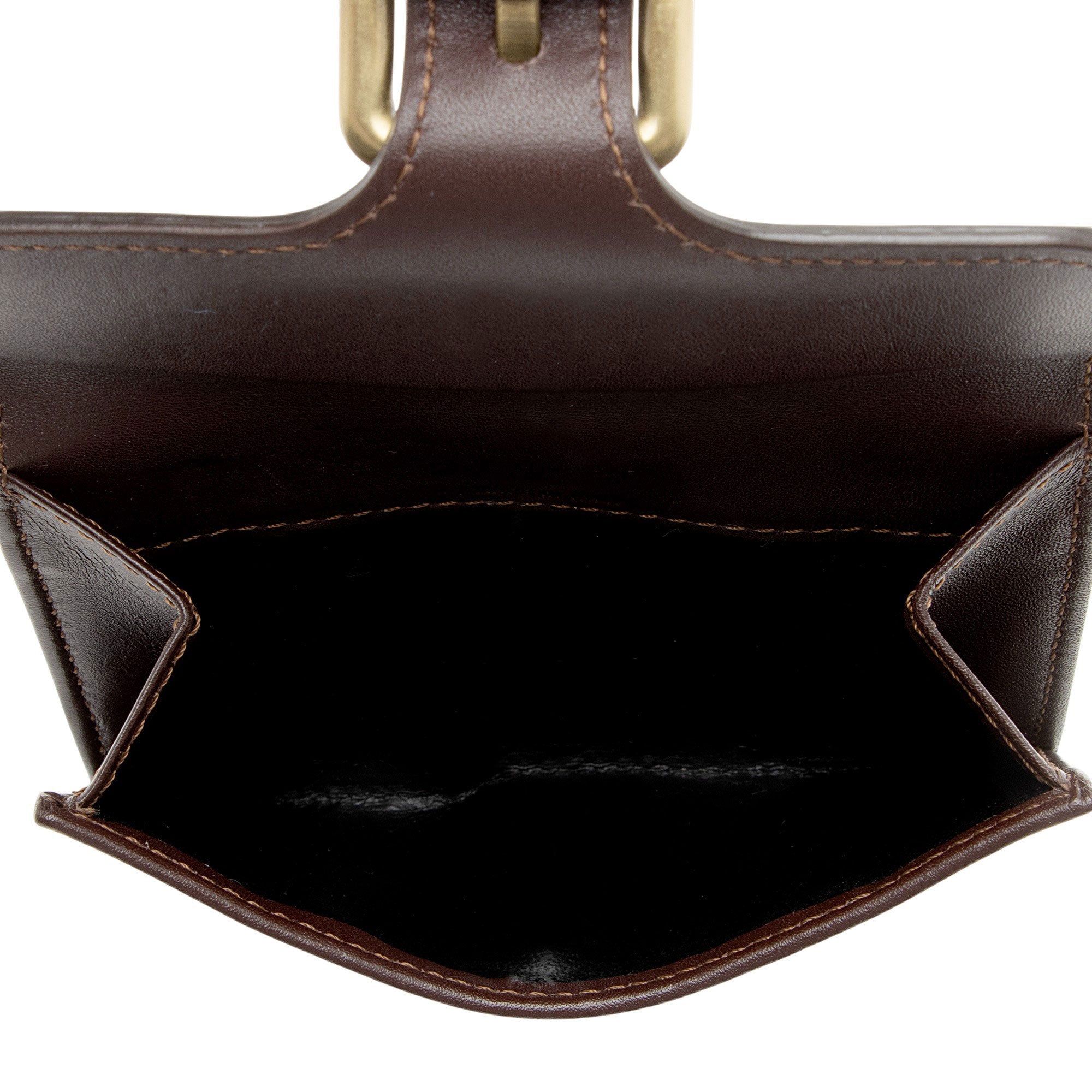 Burberry Haymarket Check Buckle Compact Wallet