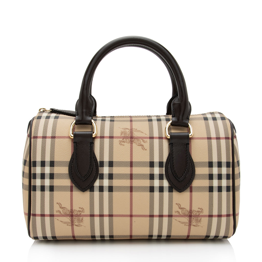 Burberry Haymarket Check Chester Medium Satchel SHF 6GPrk2