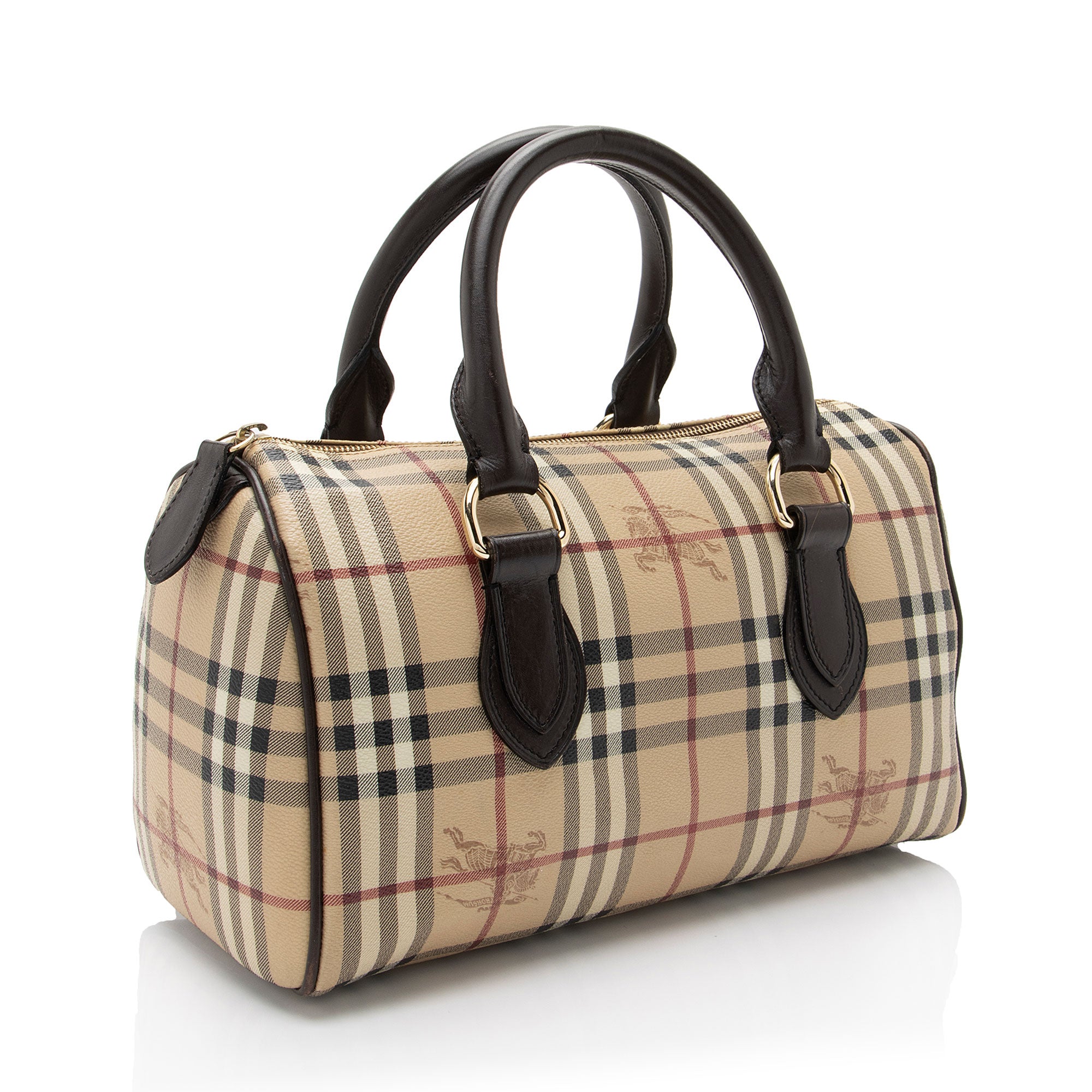 Burberry Haymarket Check Chester Medium Satchel (SHF-IgLgkf)