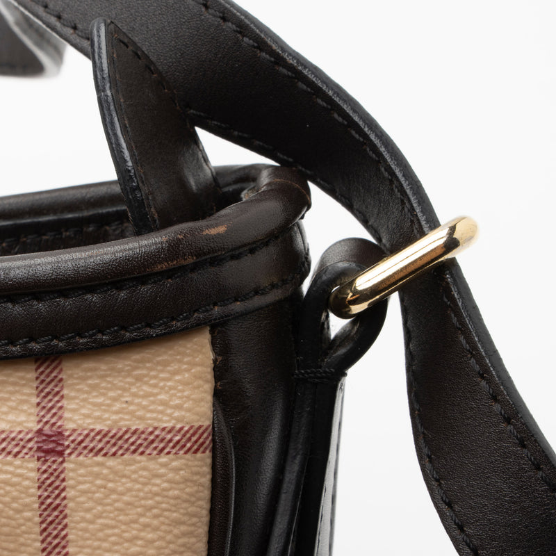 Burberry Haymarket Check Crossbody Bag (SHF-qDXh6N)