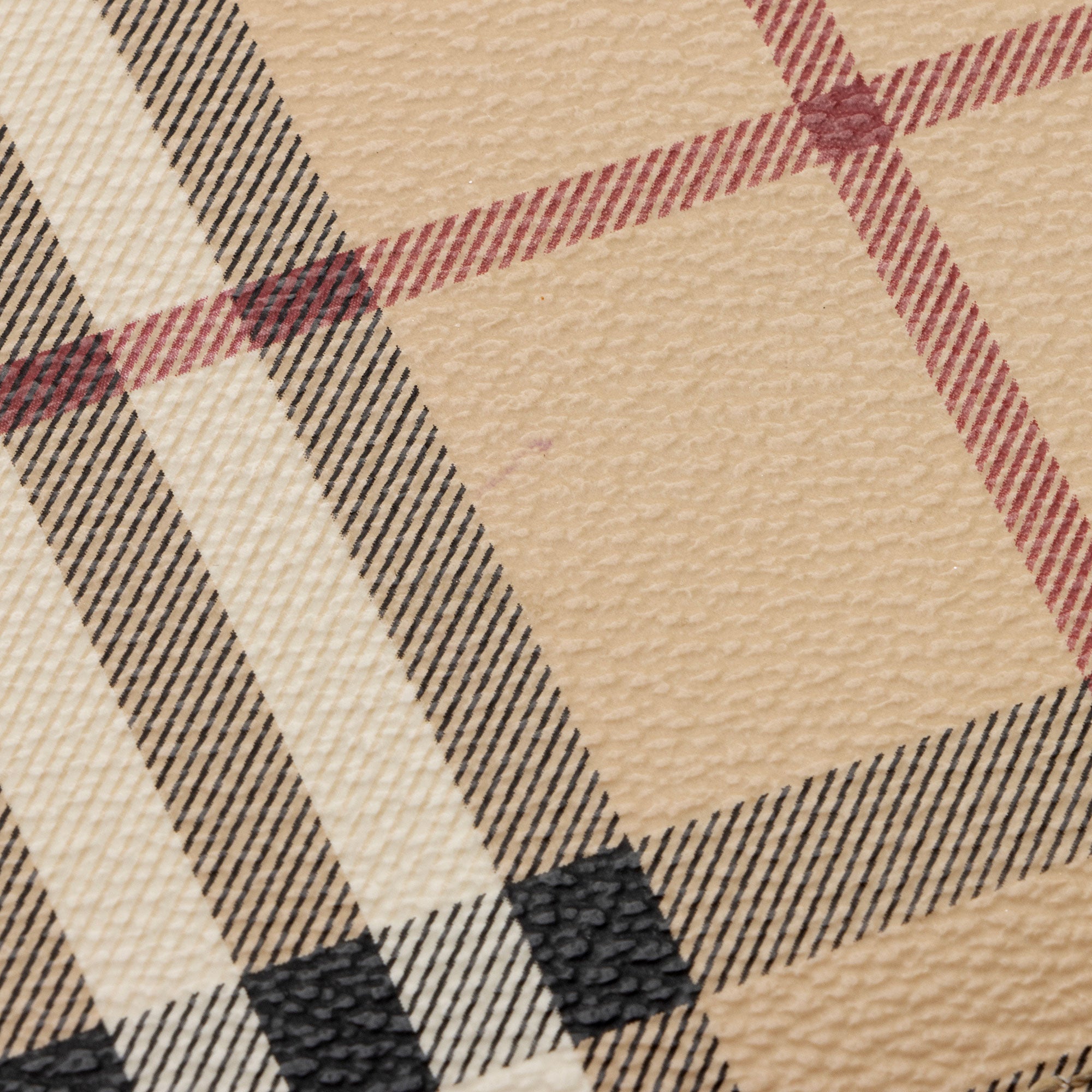 Burberry Haymarket Check Zip Around Wallet (SHF-T4rgfq)