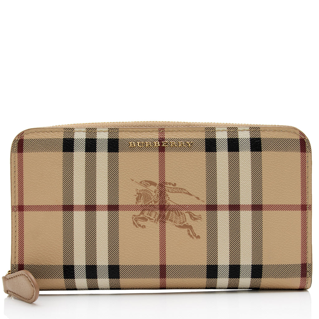 Burberry Haymarket Check Bi-fold Wallet (SHF-18237) – LuxeDH