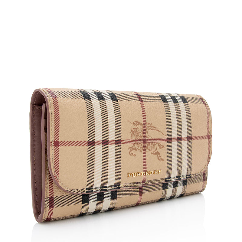 Burberry Haymarket Check Henley Wallet (SHF-25ukEH) – LuxeDH